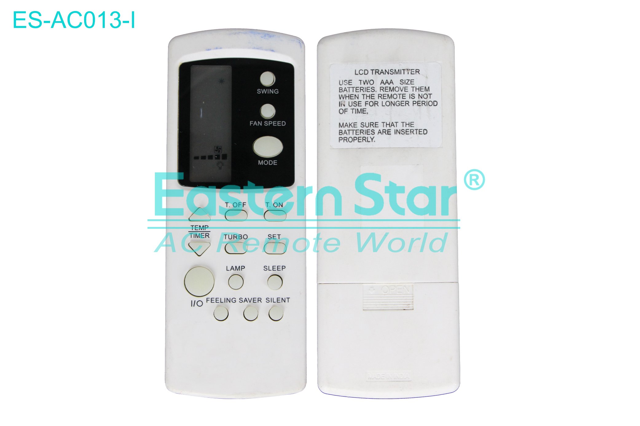 ES-AC013-I High Quality China Remote AC Remote for Voltas  Air Conditioner Remote A/C 15 keys