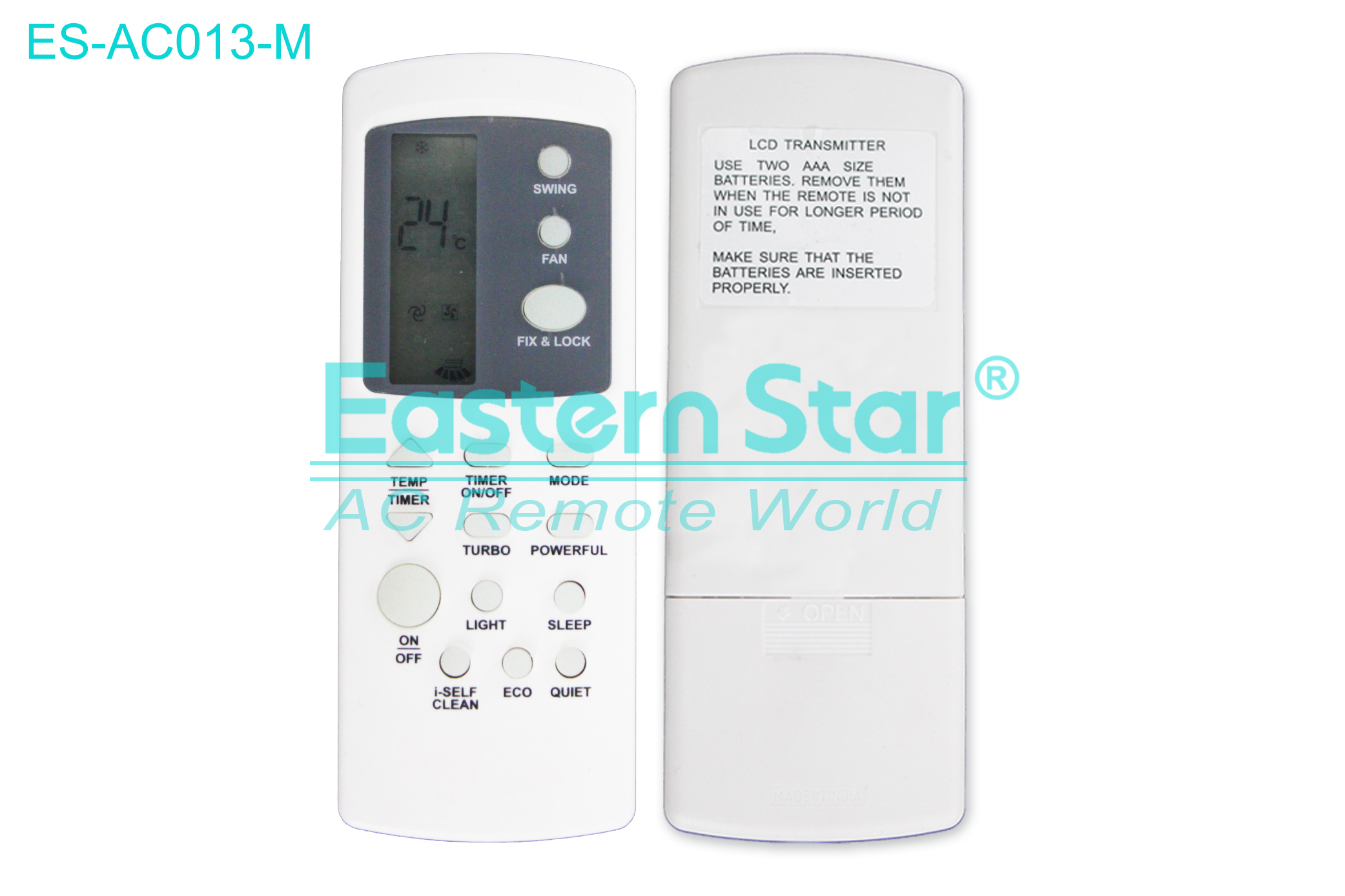ES-AC013-M High Quality China Remote AC Remote for Voltas  Air Conditioner Remote A/C 15 keys