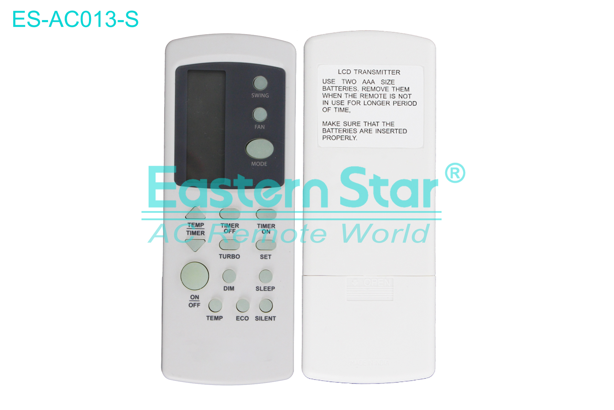 ES-AC013-S High Quality China Remote AC Remote for Voltas  Air Conditioner Remote A/C 15 keys