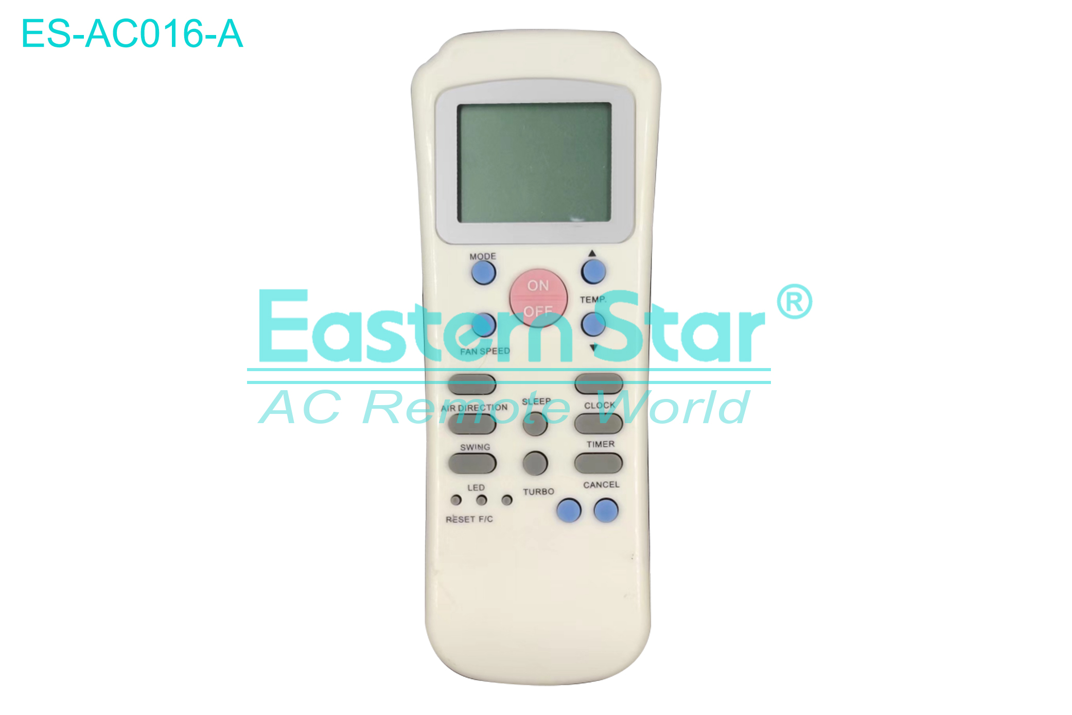 ES-AC016-A High Quality China Remote AC Remote for Carrier  Air Conditioner Remote A/C 18 keys