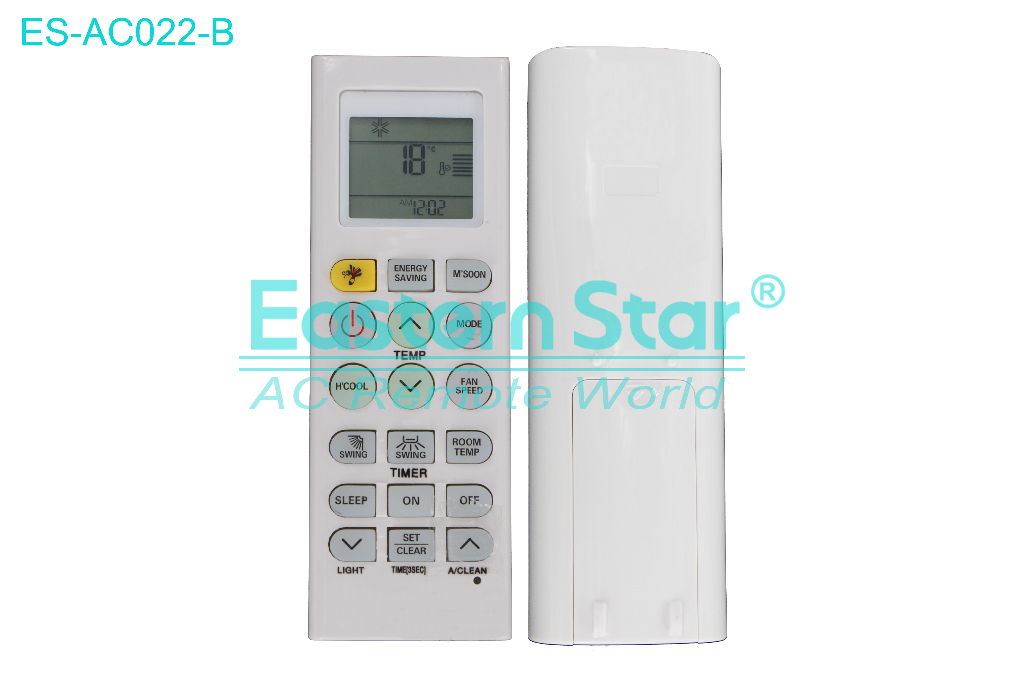 ES-AC022-B High Quality China Remote AC Remote for Lg  Air Conditioner Remote A/C 18 keys