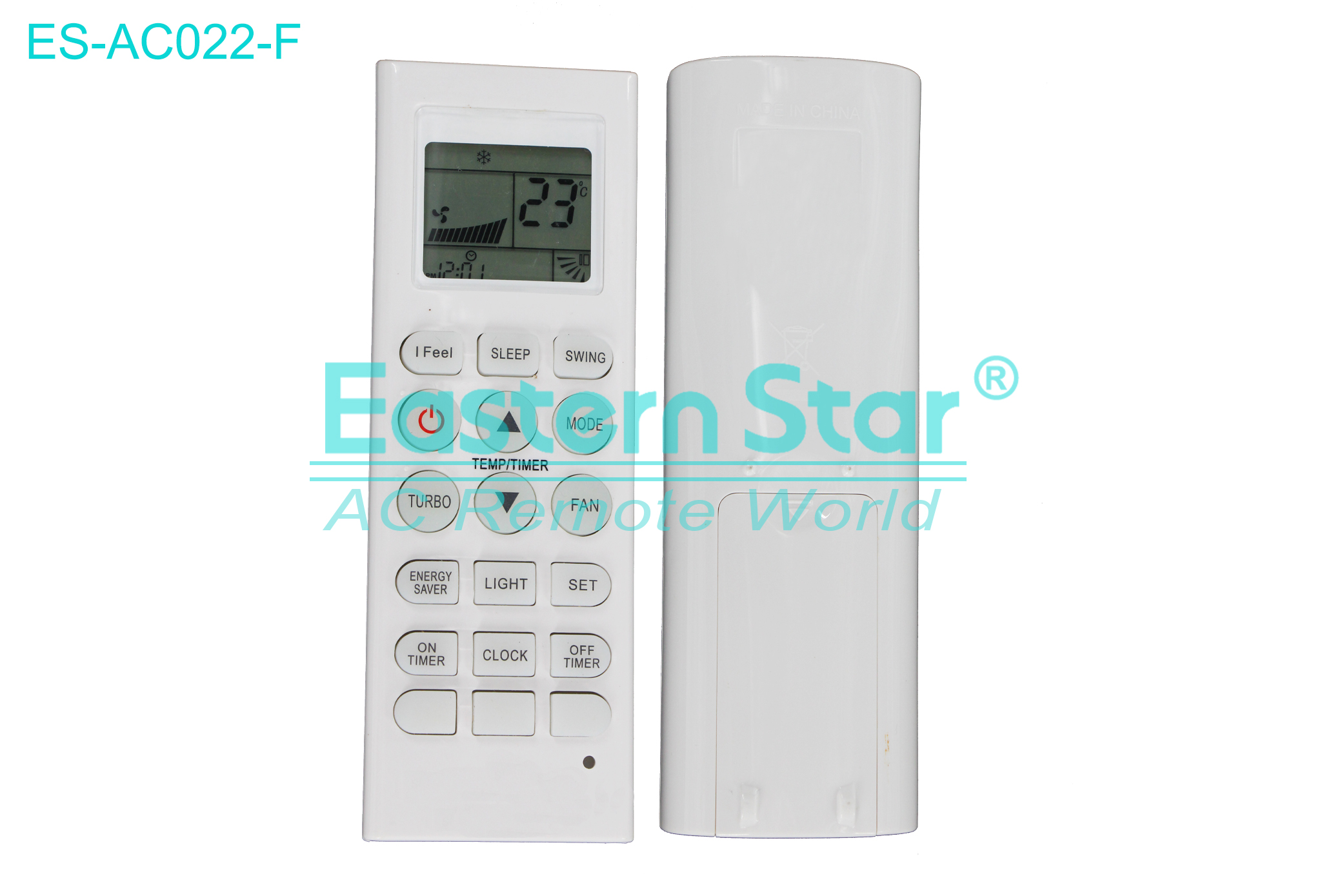 ES-AC022-F High Quality China Remote AC Remote for Lg  Air Conditioner Remote A/C 18 keys