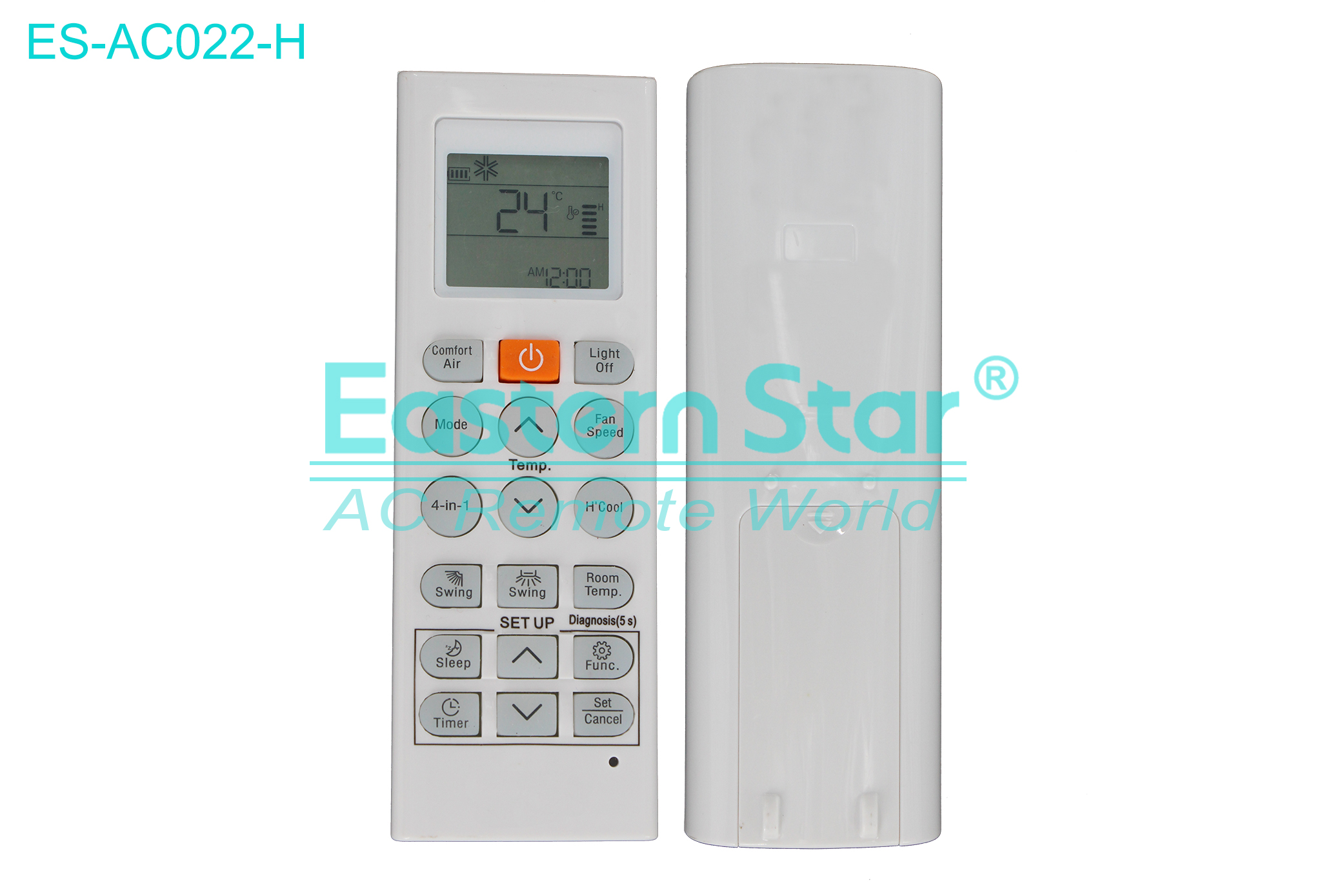 ES-AC022-H High Quality China Remote AC Remote for Lg  Air Conditioner Remote A/C 18 keys
