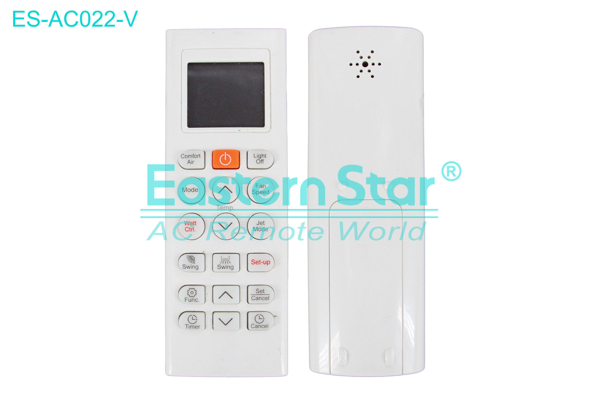 ES-AC022-V High Quality China Remote AC Remote for /  Air Conditioner Remote A/C 18 keys