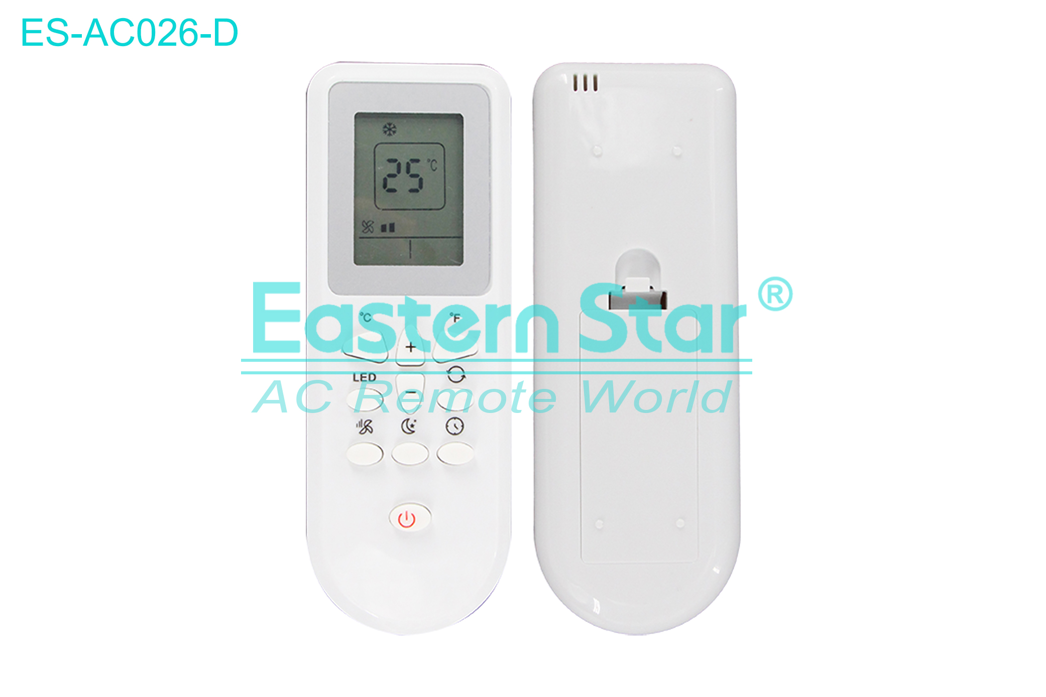 ES-AC026-D High Quality China Remote AC Remote for Whirlpool / Black decker Air Conditioner Remote A/C 10 keys