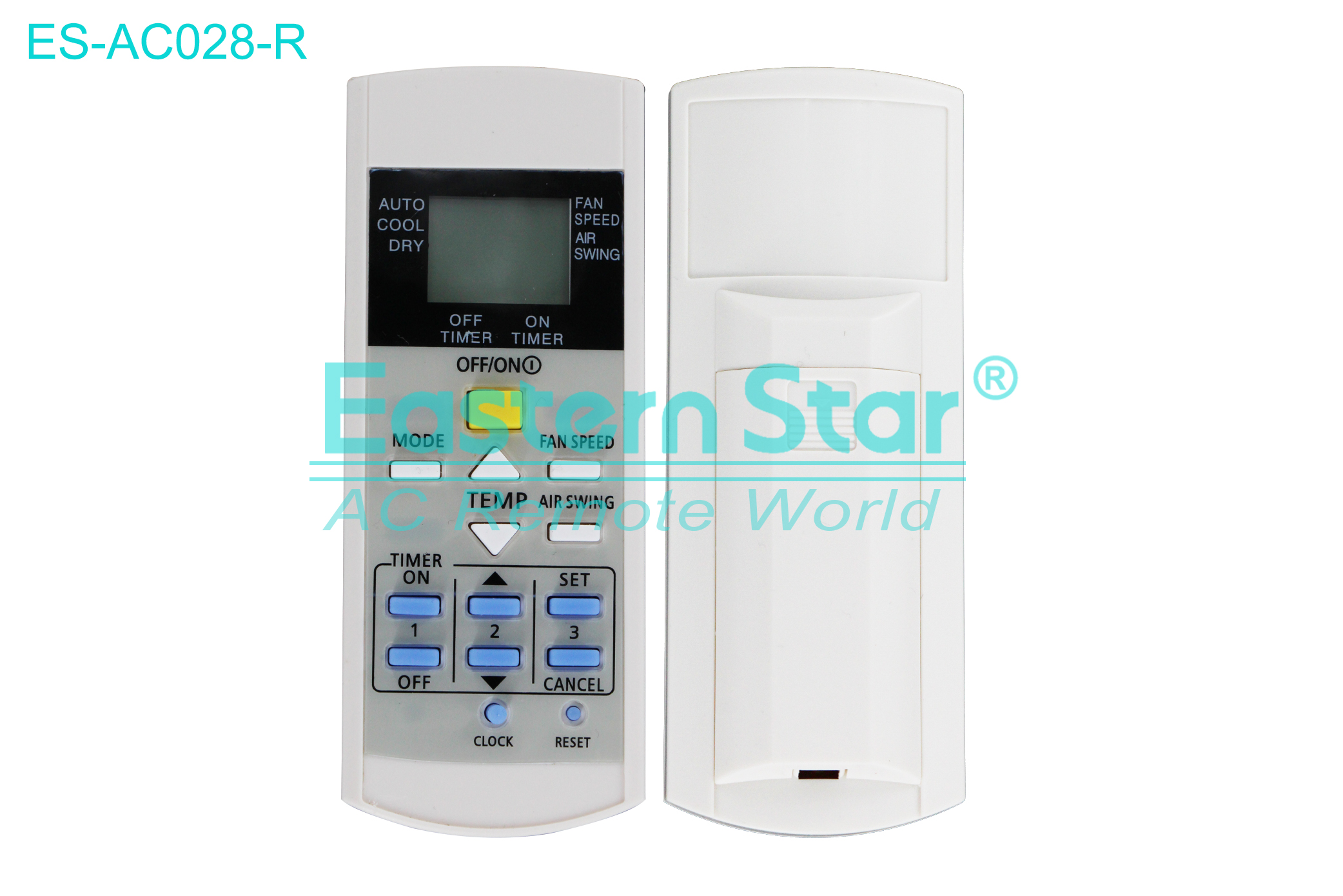 ES-AC028-R High Quality China Remote AC Remote for Panasonic Air Conditioner Remote A/C 14 keys