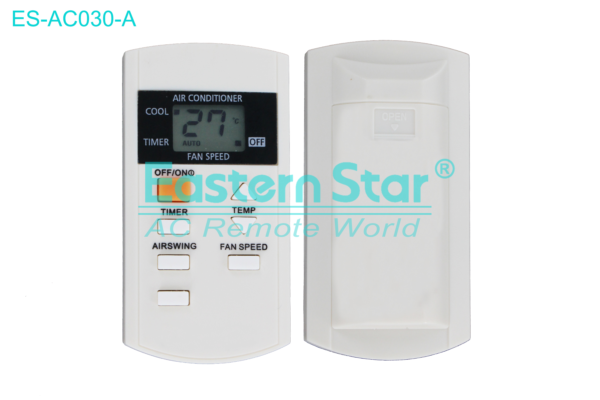 ES-AC030-A High Quality China Remote AC Remote for Panasonic Air Conditioner Remote A/C 7 keys