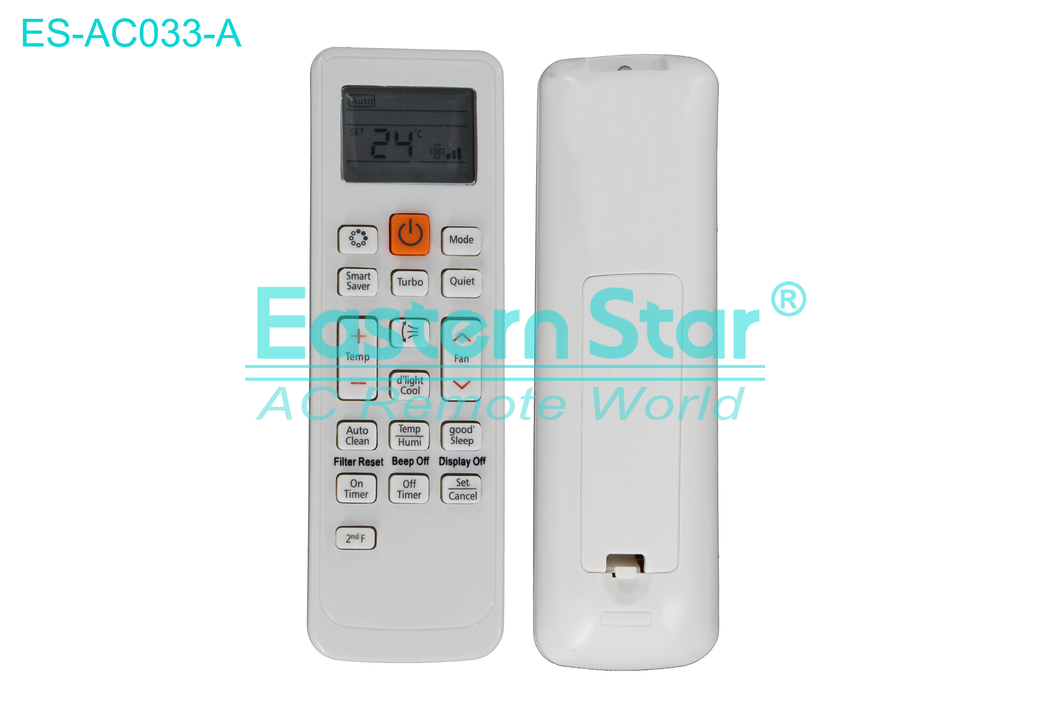 ES-AC033-A High Quality China Remote AC Remote for Samsung Air Conditioner Remote A/C 17 keys