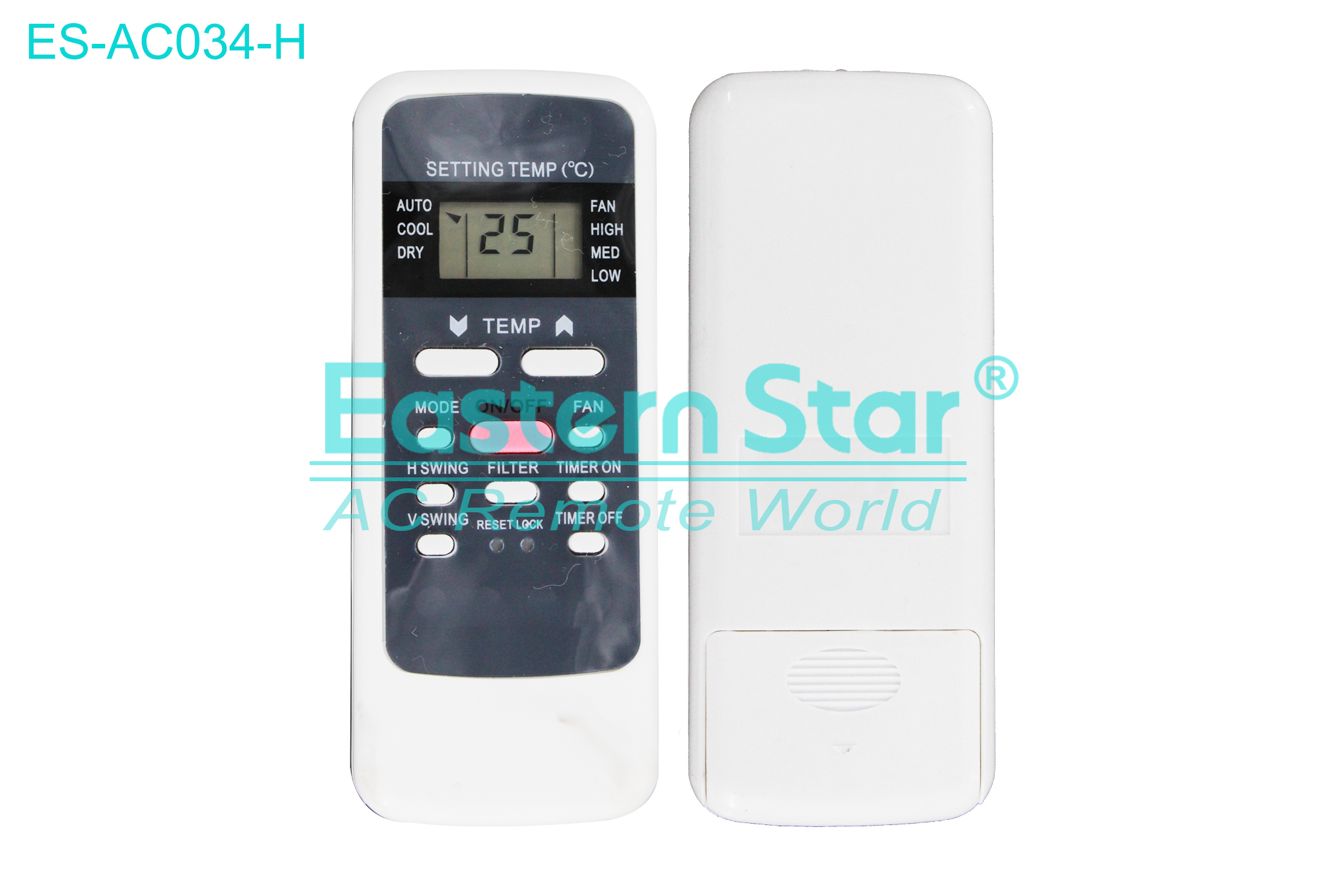ES-AC034-H High Quality China Remote AC Remote for Onida Air Conditioner Remote A/C 12 keys