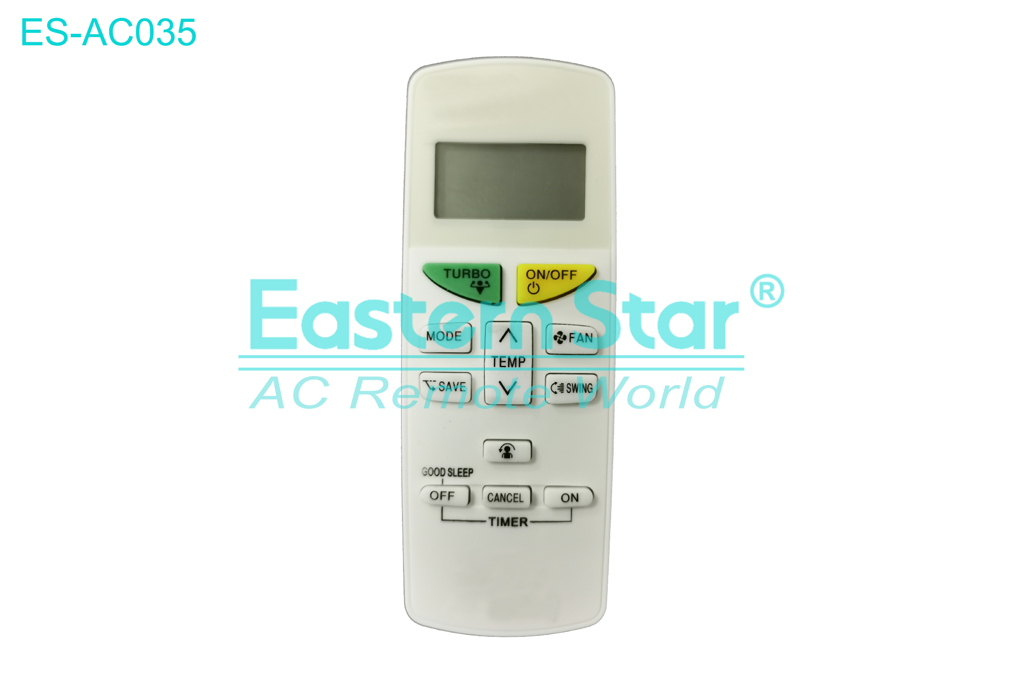 ES-AC035 High Quality China Remote AC Remote for Daikin Air Conditioner Remote A/C 12 keys