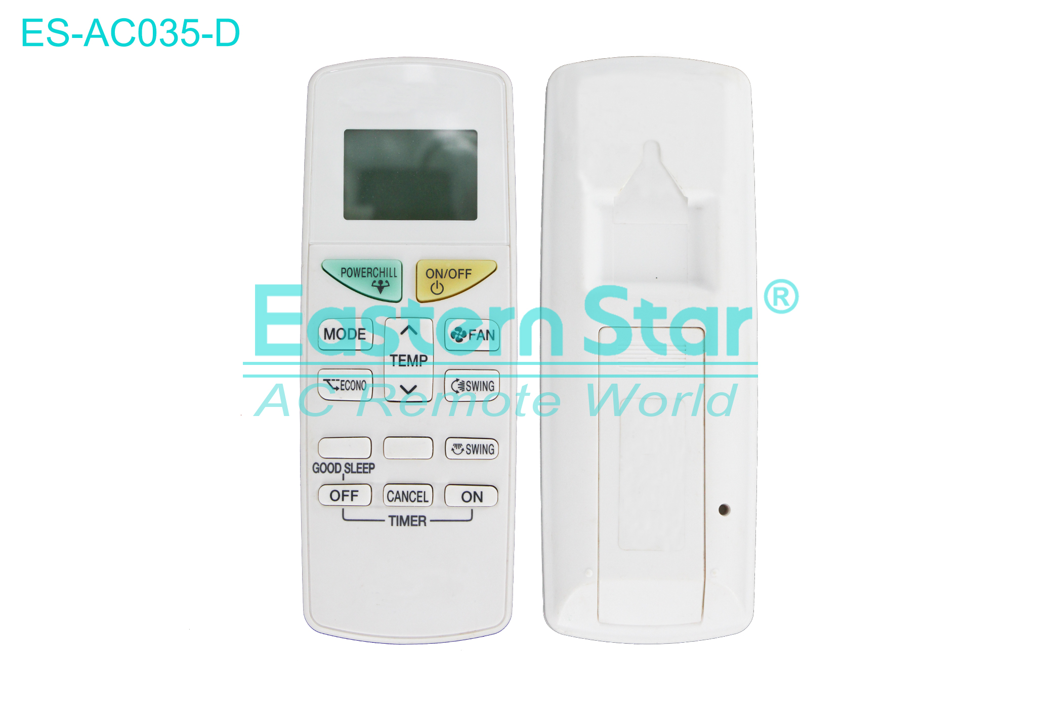 ES-AC035-D High Quality China Remote AC Remote for Daikin Air Conditioner Remote A/C 14 keys