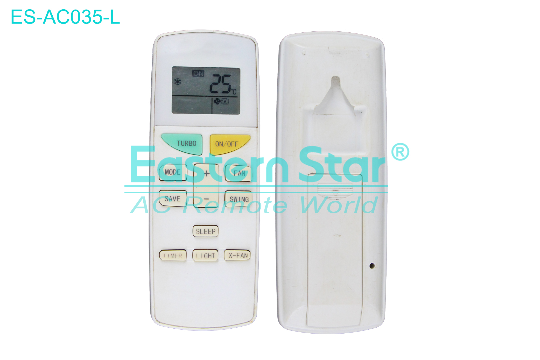 ES-AC035-L High Quality China Remote AC Remote for Daikin Air Conditioner Remote A/C 12 keys