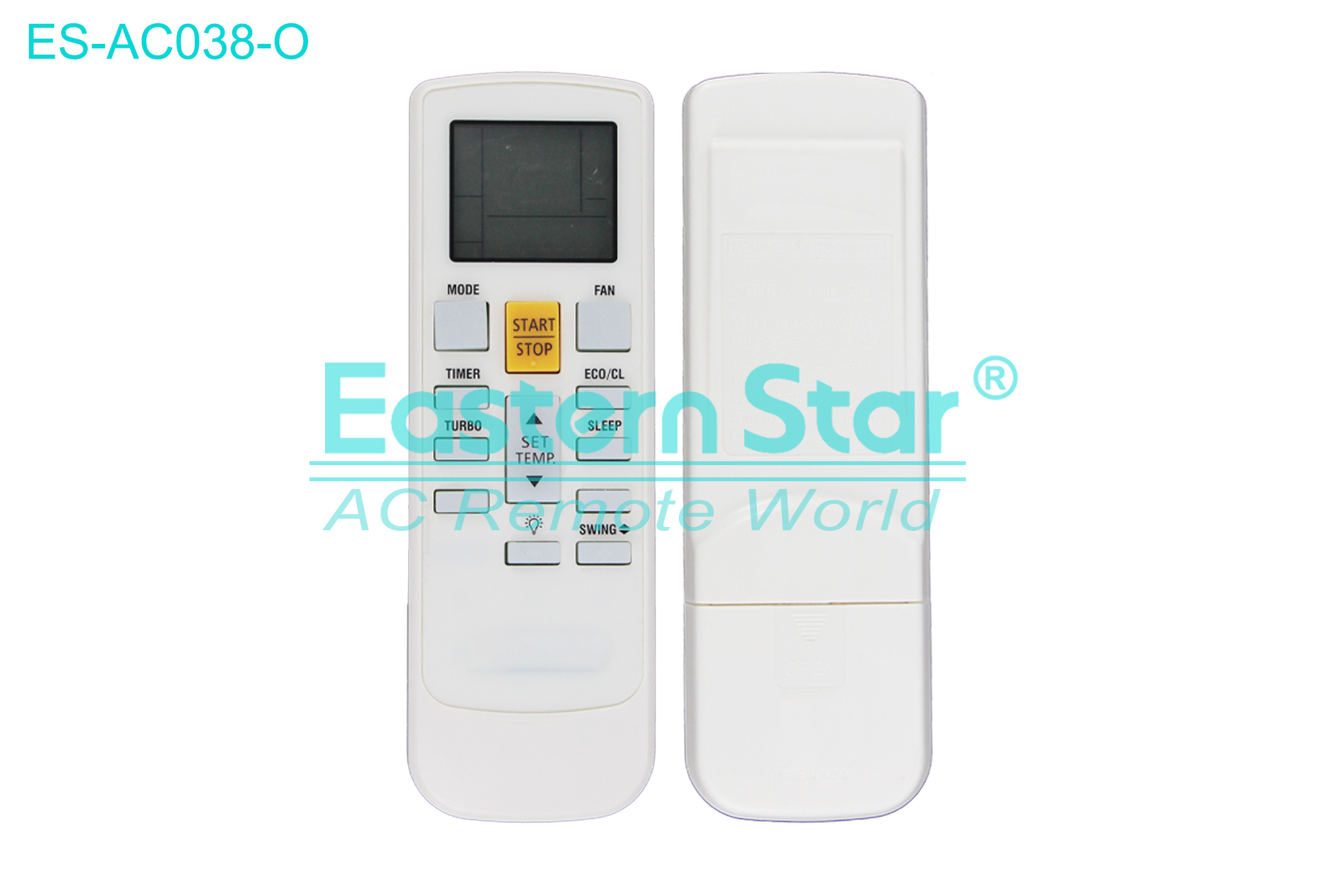 ES-AC038-O High Quality China Remote AC Remote for Blue star Air Conditioner Remote A/C 13 keys
