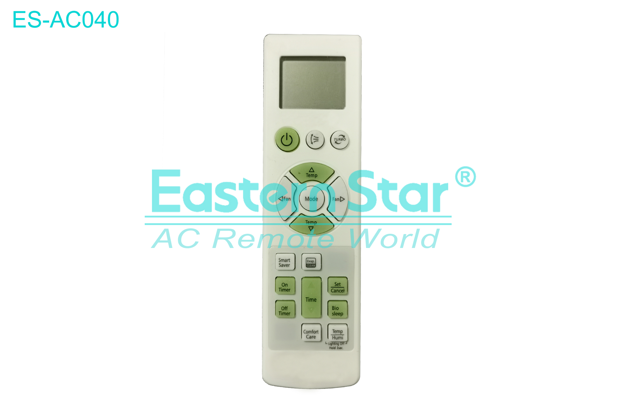 ES-AC040 High Quality China Remote AC Remote for Samsung Air Conditioner Remote A/C 18 keys