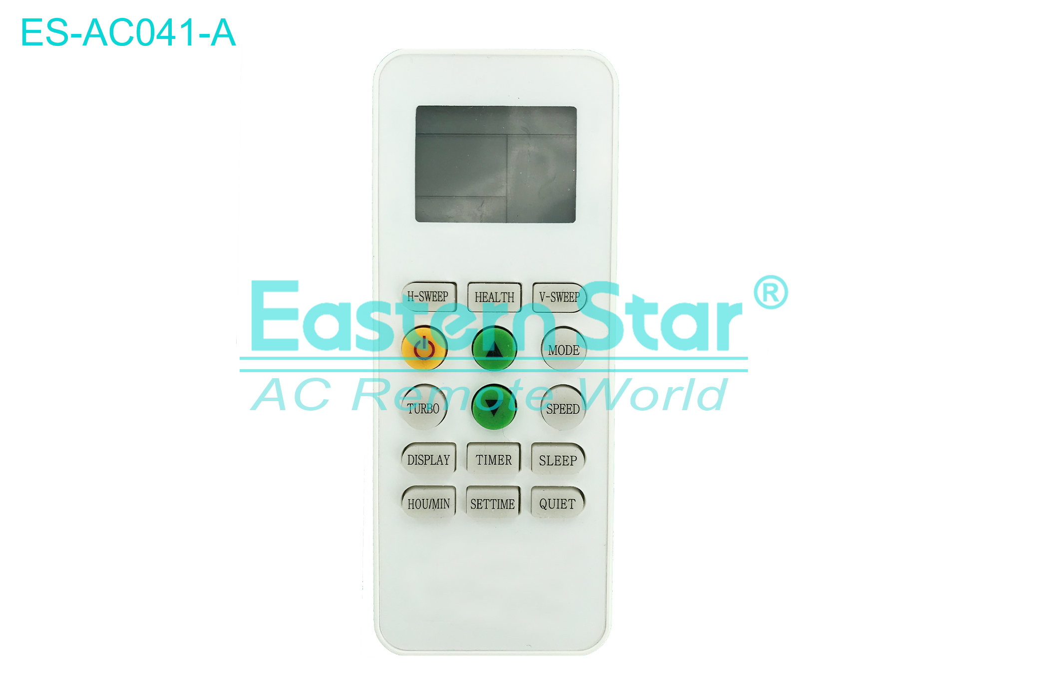 ES-AC041-A High Quality China Remote AC Remote for Tcl/Shkar general Air Conditioner Remote A/C 15 keys