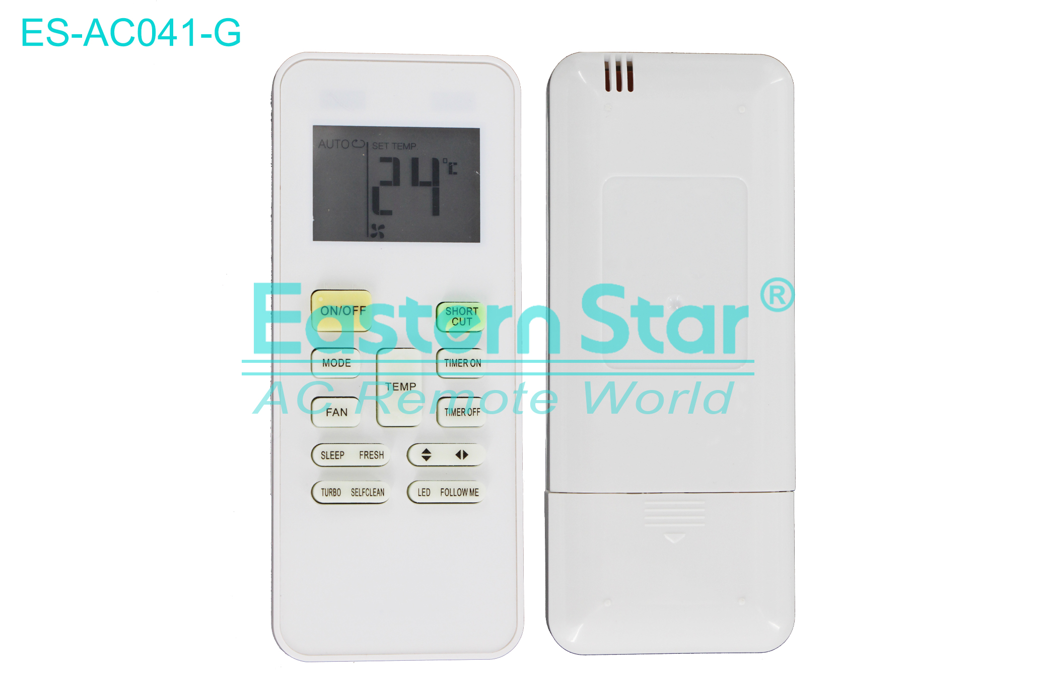 ES-AC041-G High Quality China Remote AC Remote for Midea Air Conditioner Remote A/C 15 keys