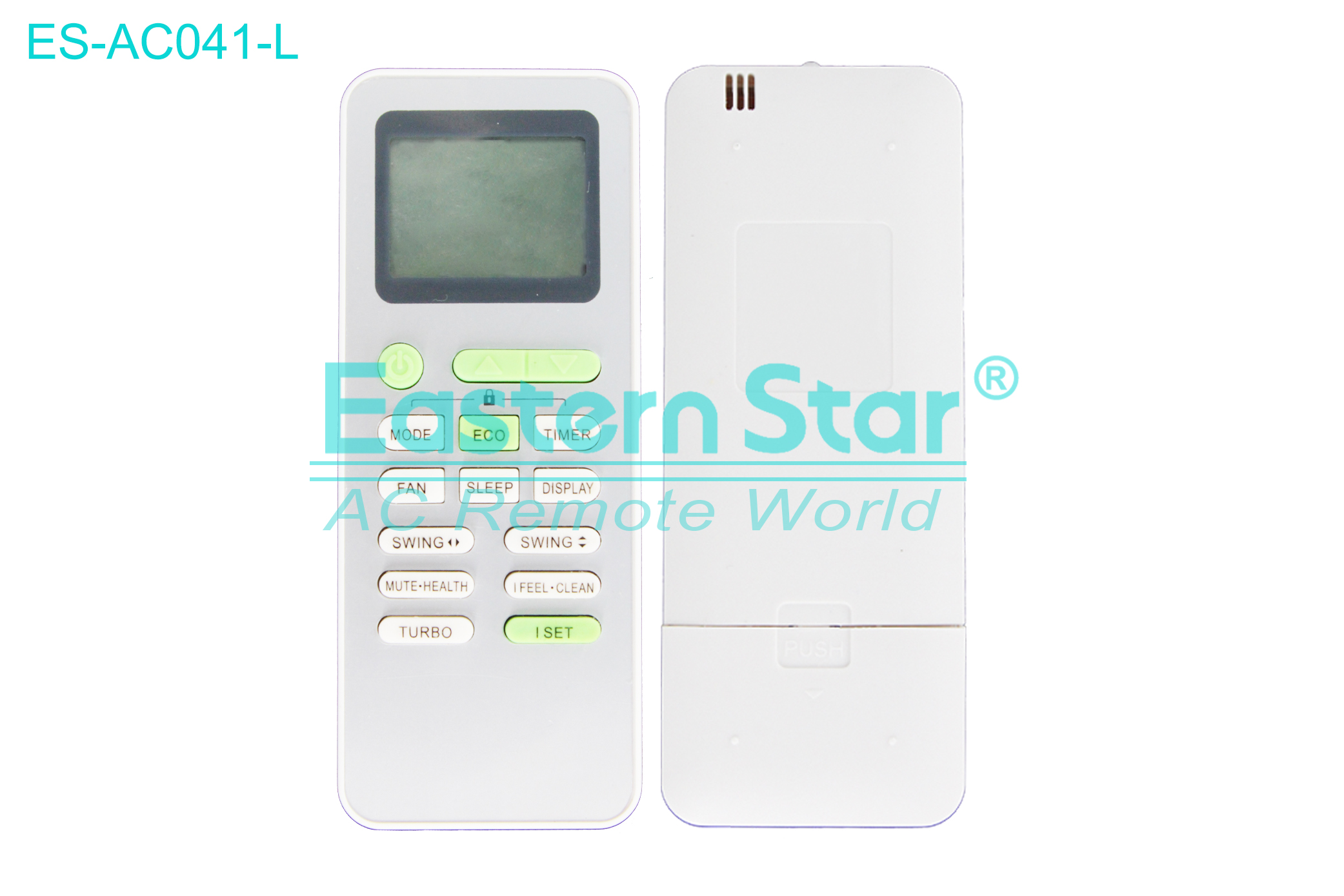 ES-AC041-L High Quality China Remote AC Remote for Tcl Air Conditioner Remote A/C 15 keys