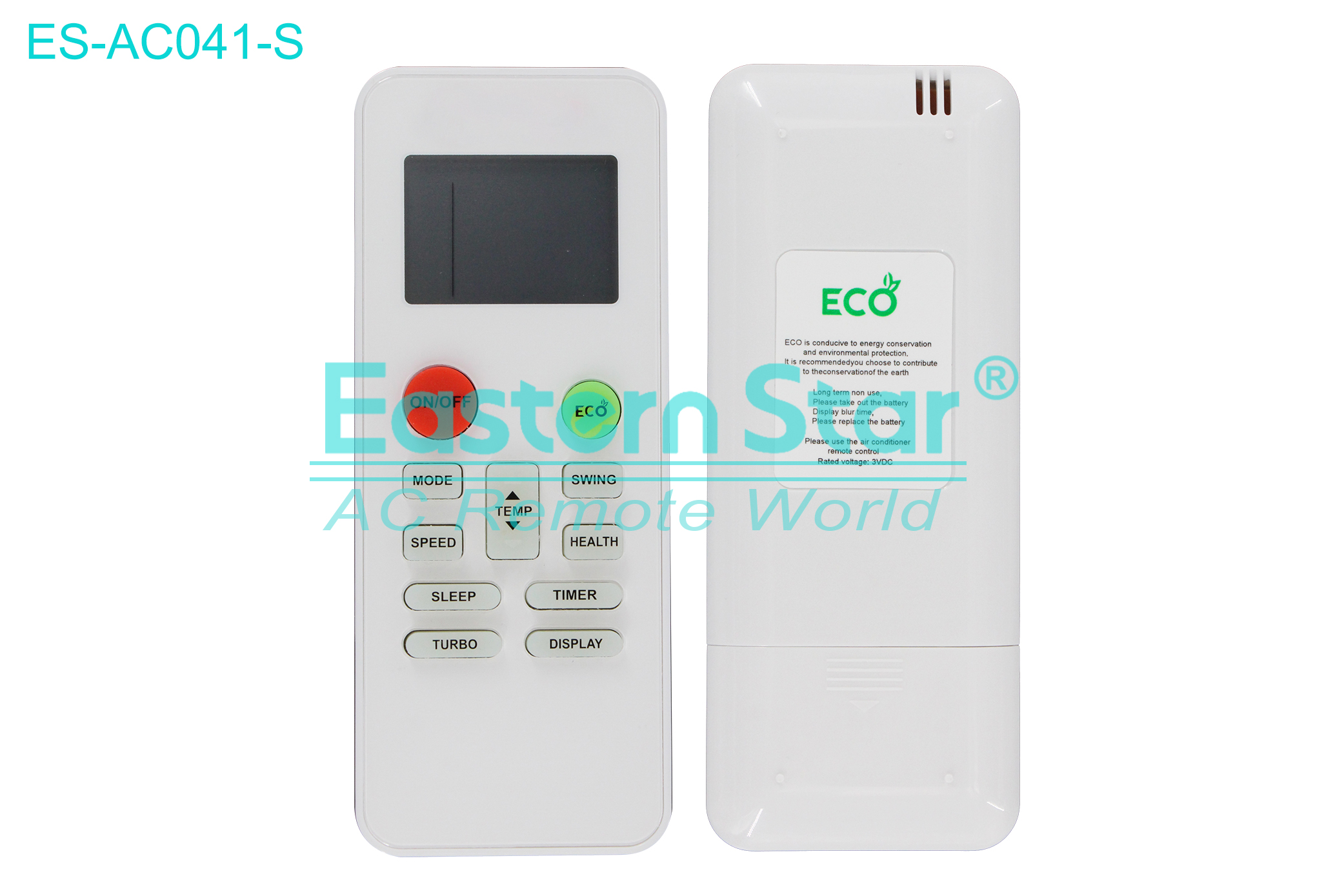 ES-AC041-S High Quality China Remote AC Remote for Singer Air Conditioner Remote A/C 12 keys