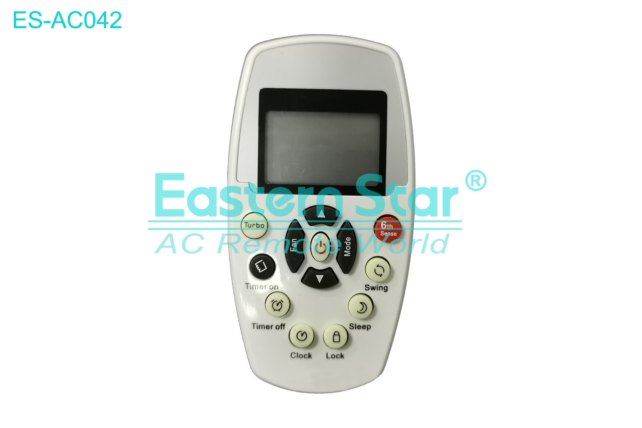 ES-AC042 High Quality China Remote AC Remote for Whirlpool Air Conditioner Remote A/C 13 keys
