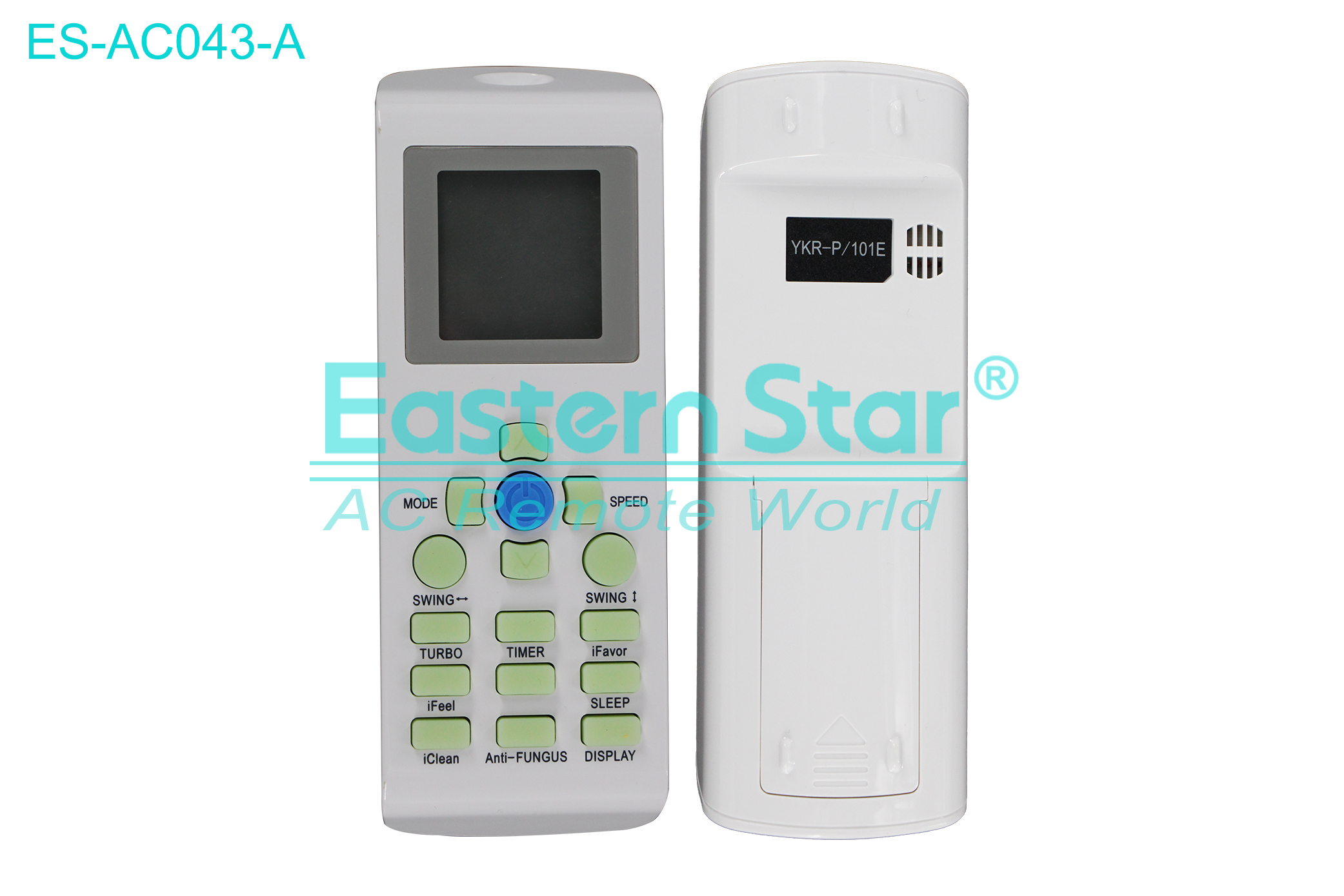 ES-AC043-A High Quality China Remote AC Remote for Amstrad Air Conditioner Remote A/C 16 keys