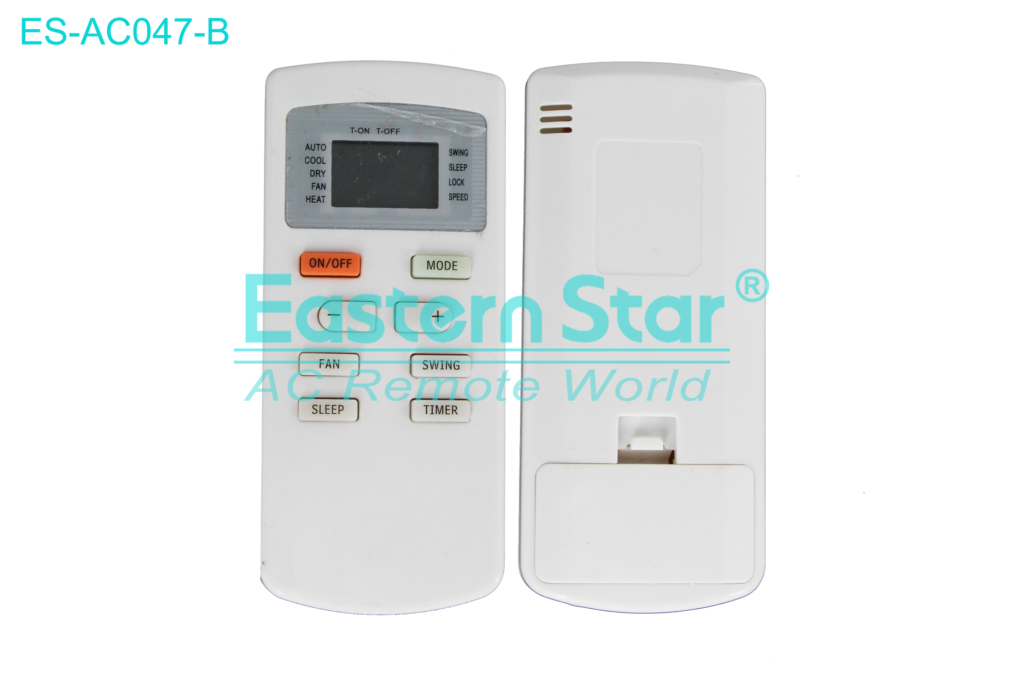 ES-AC047-B High Quality China Remote AC Remote for Gree Air Conditioner Remote A/C 8 keys