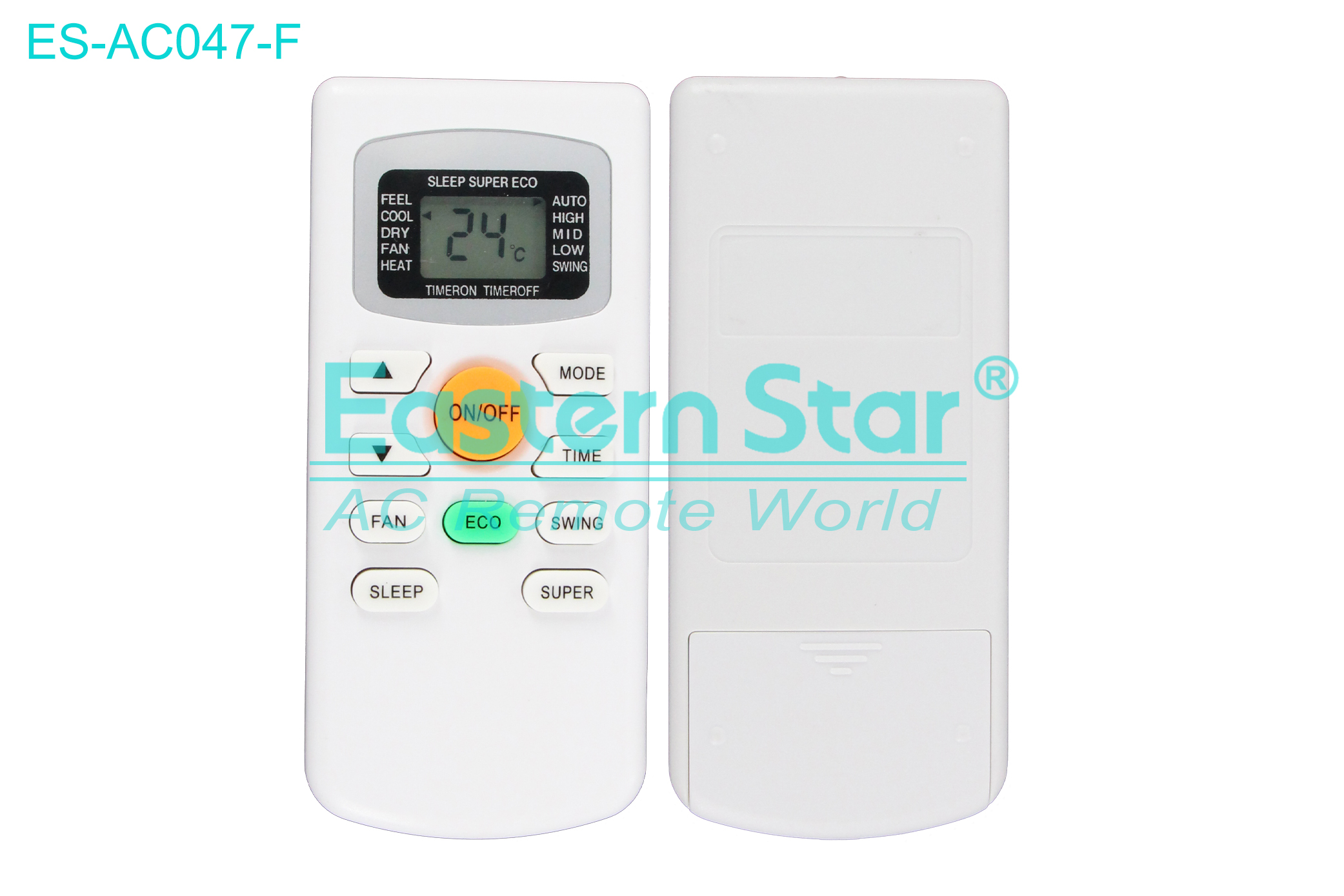 ES-AC047-F High Quality China Remote AC Remote for Nasco Air Conditioner Remote A/C 10 keys