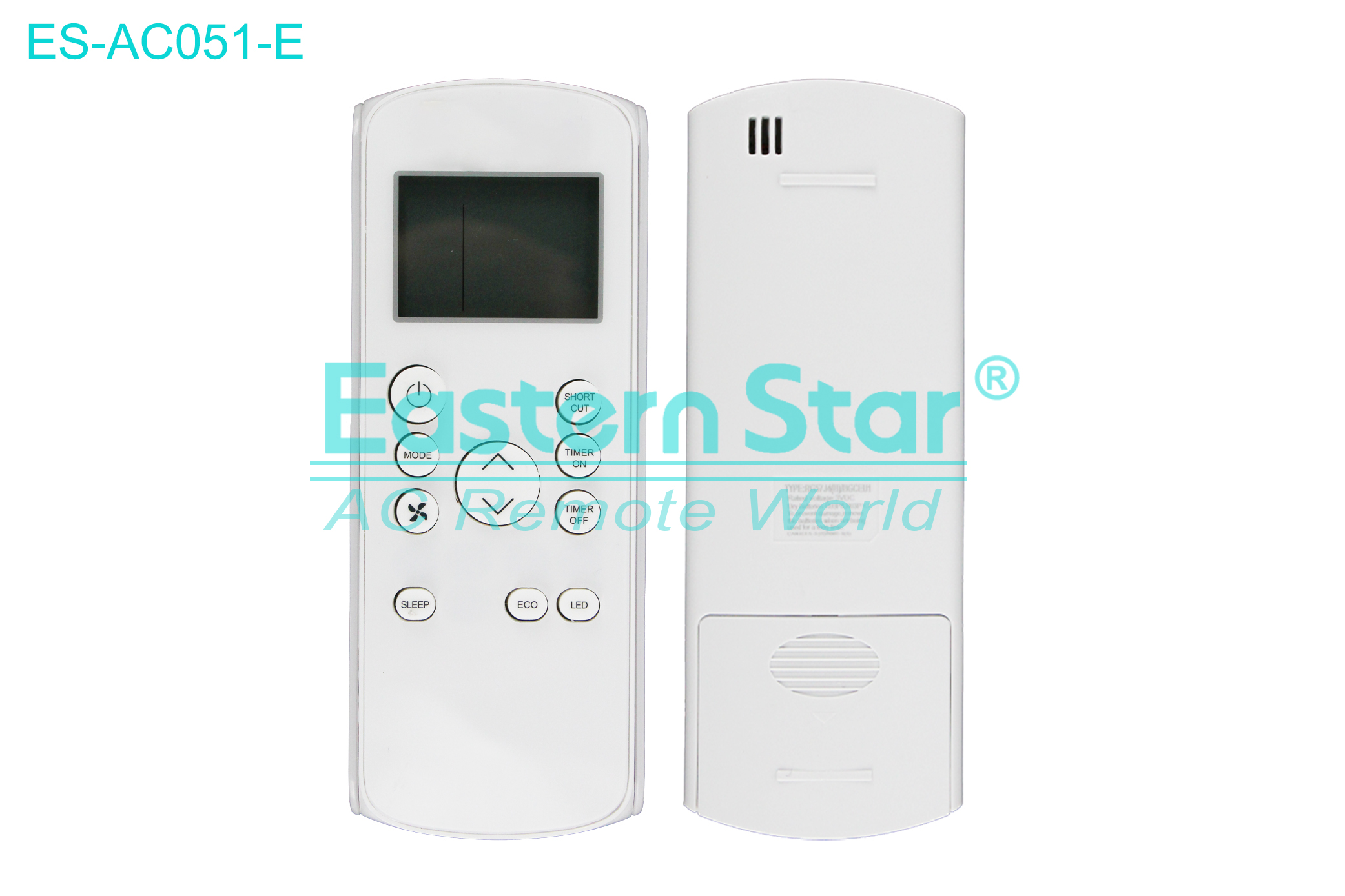 ES-AC051-E High Quality China Remote AC Remote for Toshiba Air Conditioner Remote A/C 11 keys