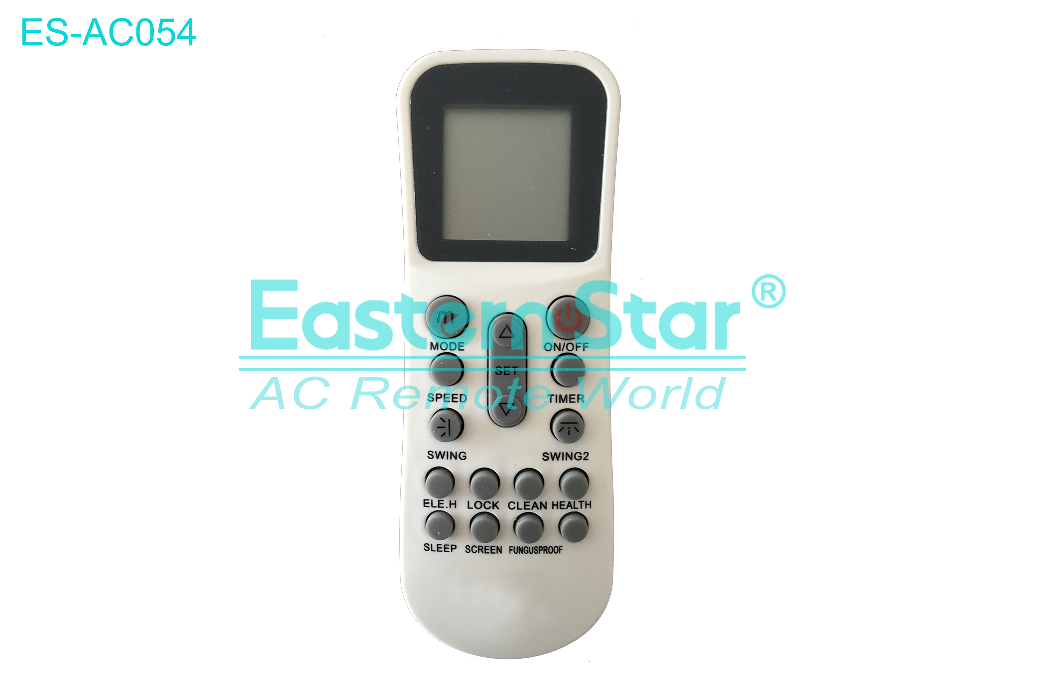 ES-AC054 High Quality China Remote AC Remote for Aux Air Conditioner Remote A/C 16 keys