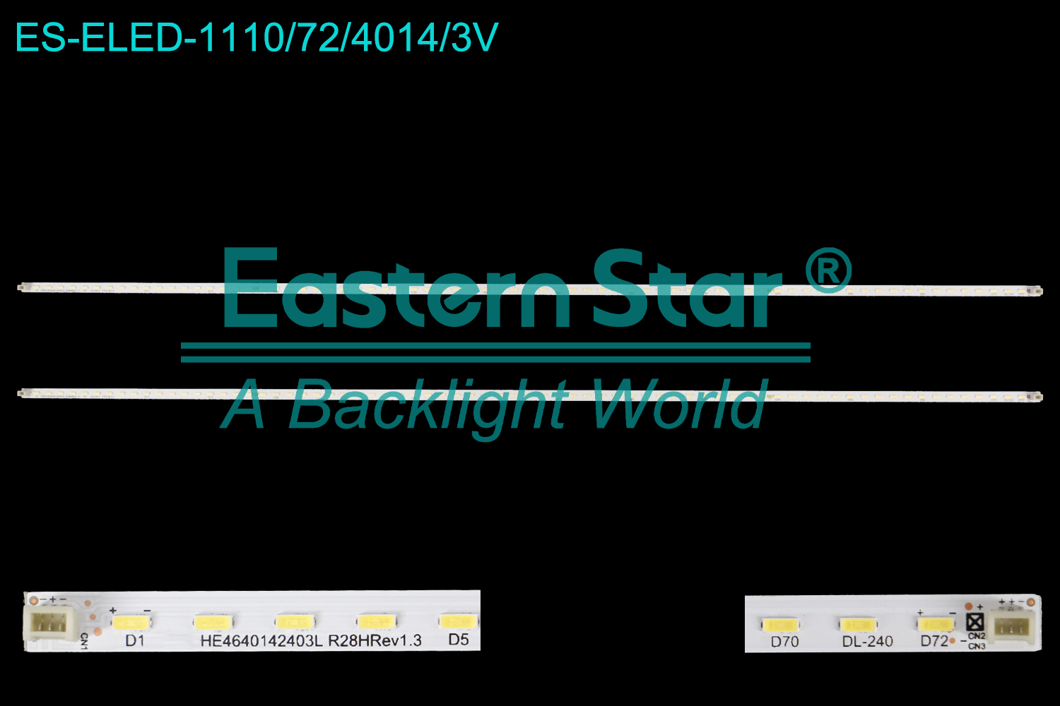 ES-ELED-1110 ELED/EDGE TV backlight use for 46'' Haier LE46A90W LE46G96P use for CRH-HE4640142403L R28HREV1.3 LED BACKLIGHT STRIP(2)