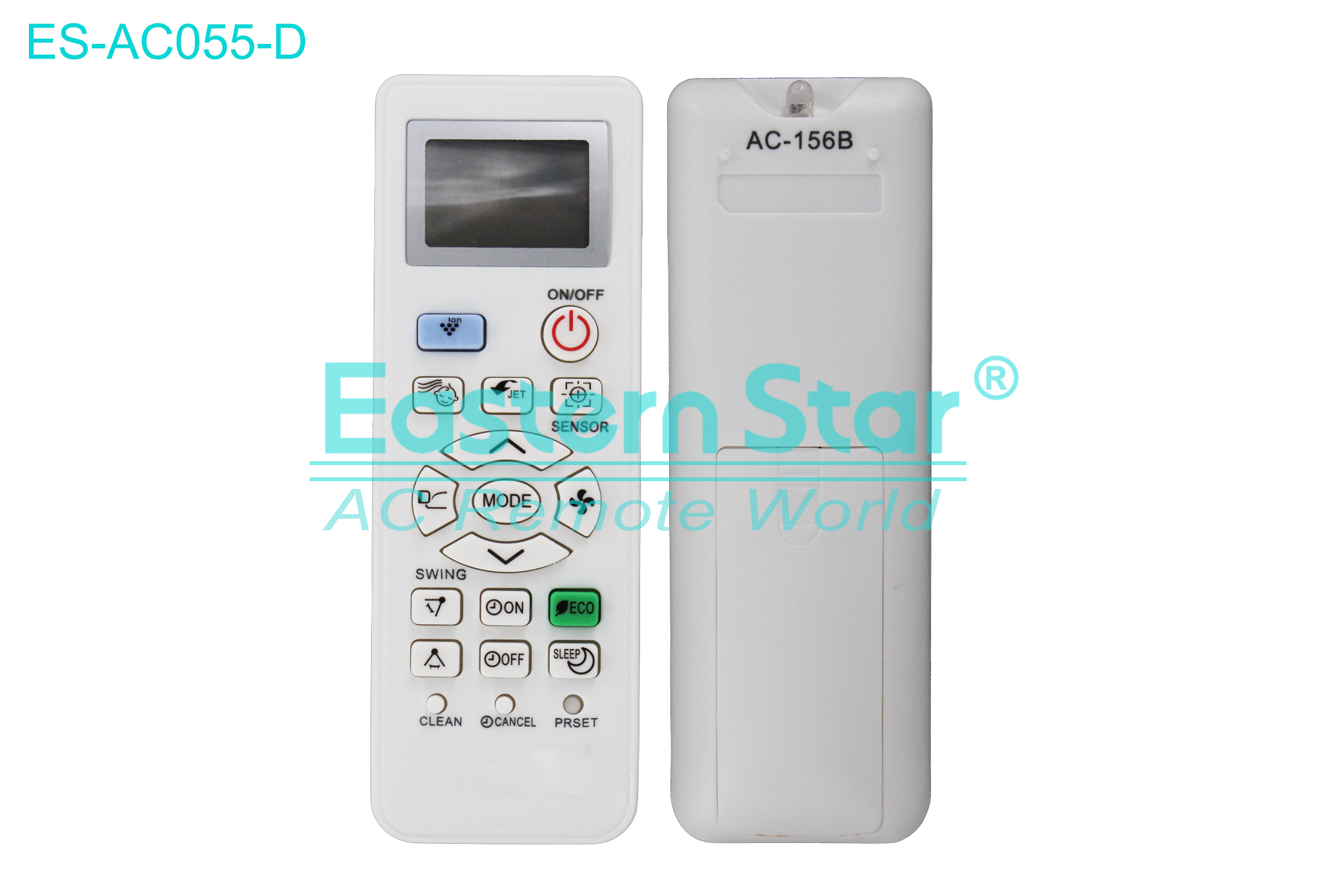 ES-AC055-D High Quality China Remote AC Remote for Haier Air Conditioner Remote A/C 19 keys