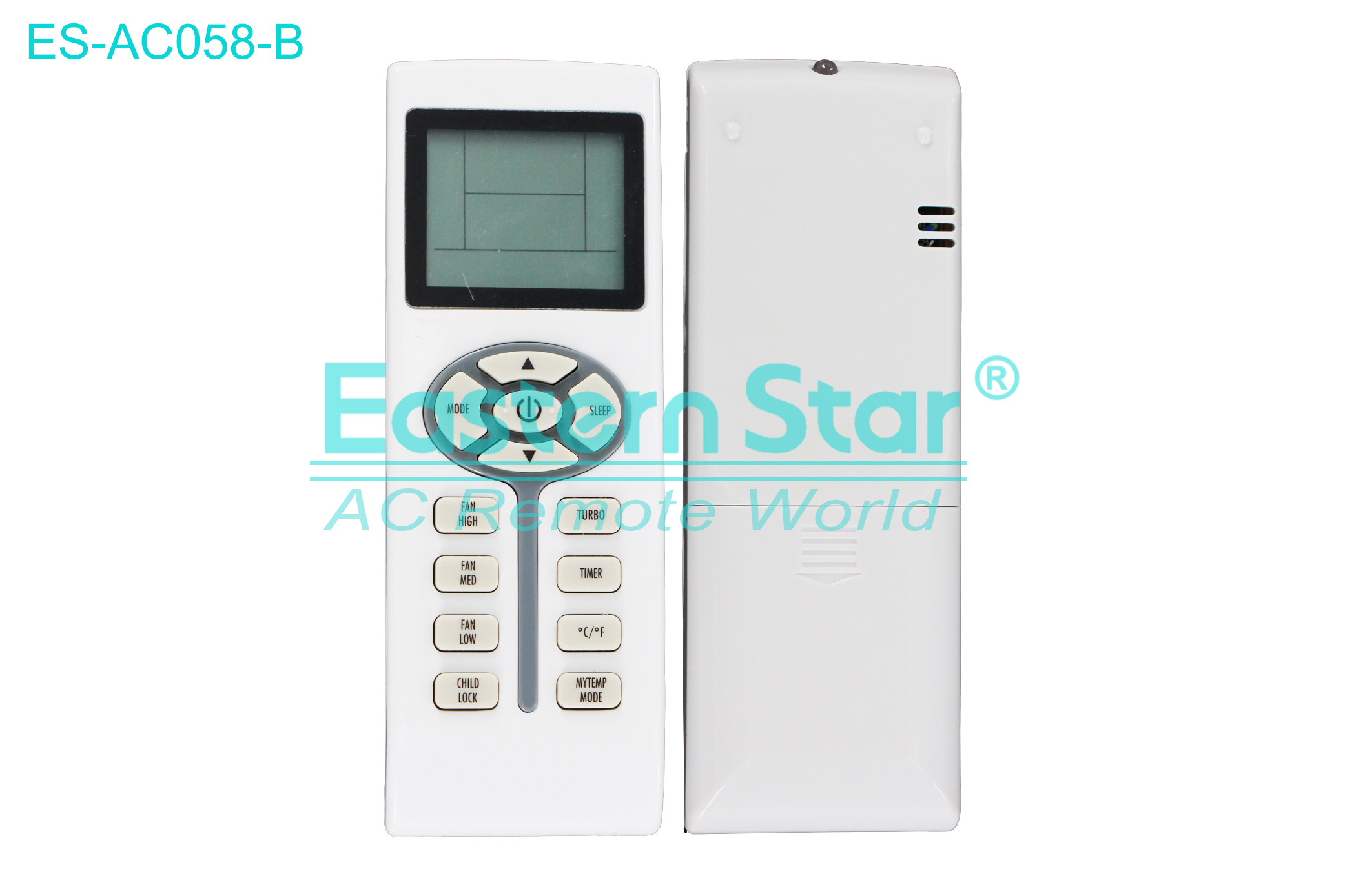 ES-AC058-B High Quality China Remote AC Remote for Chigo Air Conditioner Remote A/C 13 keys