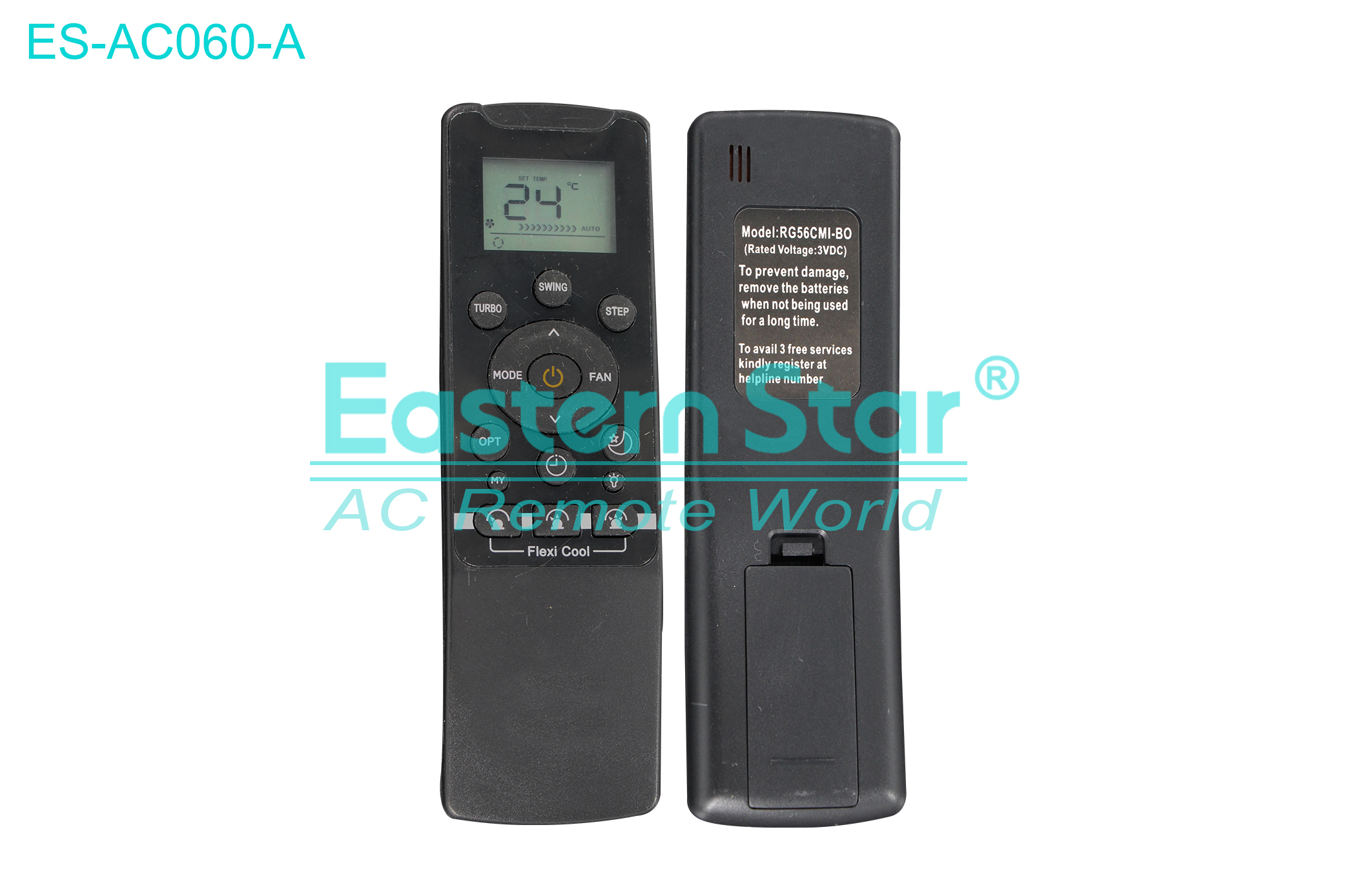ES-AC060-A High Quality China Remote AC Remote for Carrier Air Conditioner Remote A/C 16 keys