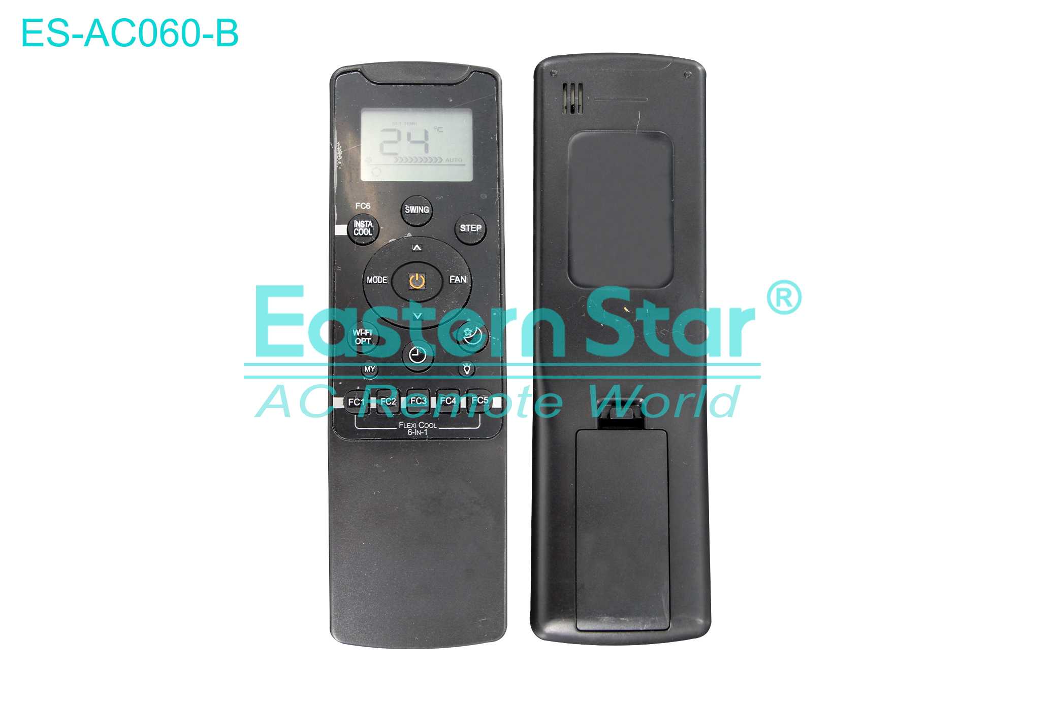 ES-AC060-B High Quality China Remote AC Remote for Carrier Air Conditioner Remote A/C 18 keys