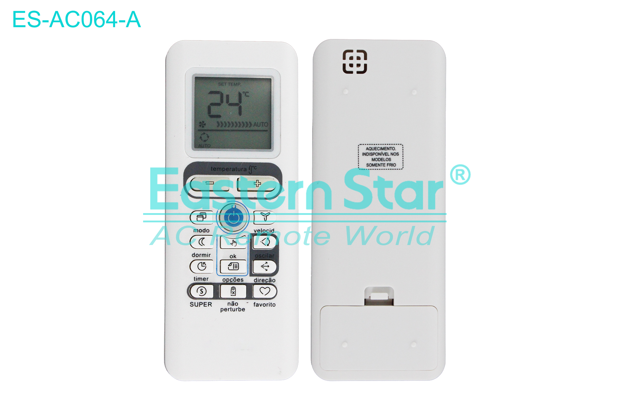 ES-AC064-A High Quality China Remote AC Remote for Midea Air Conditioner Remote A/C 14 keys