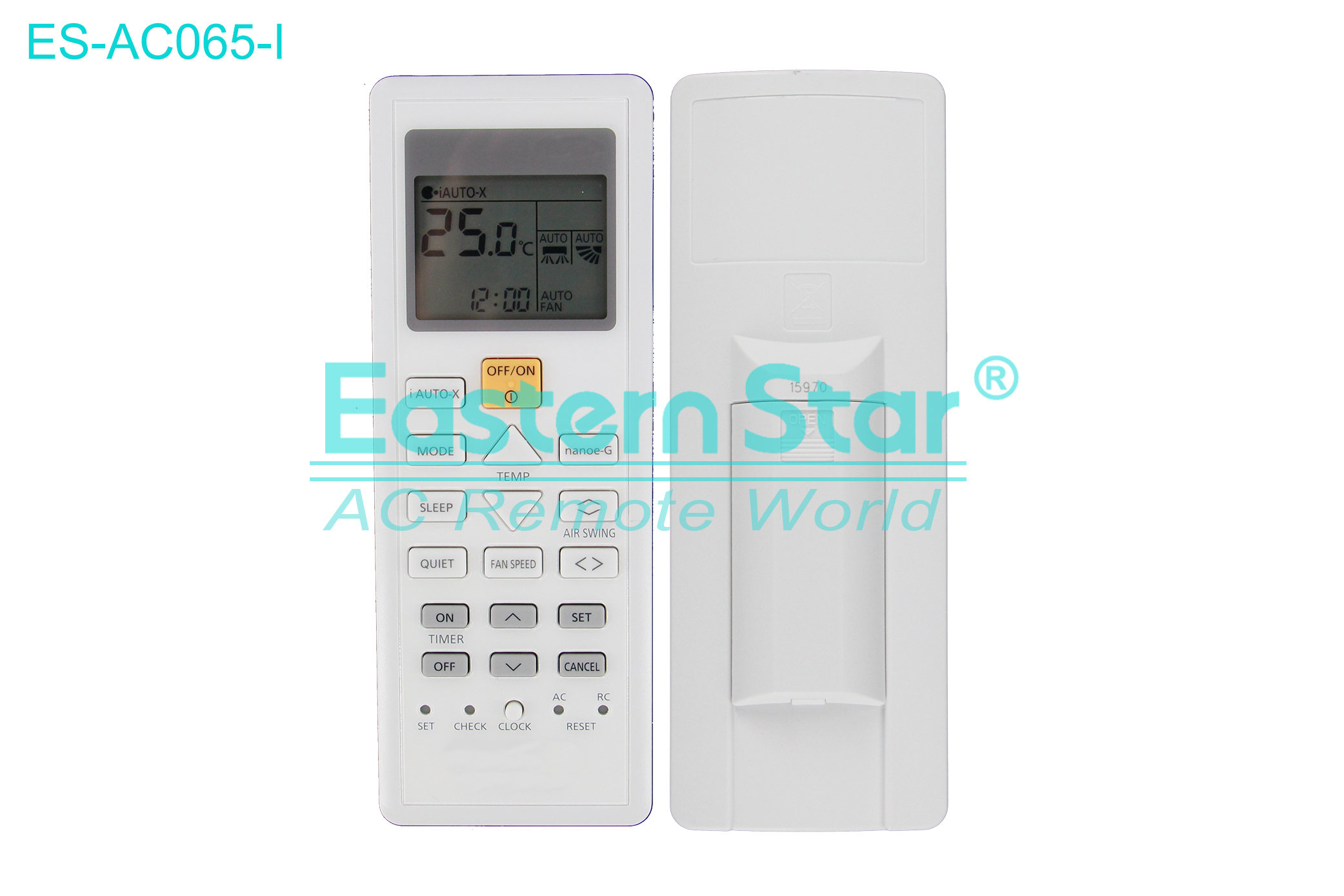ES-AC065-I High Quality China Remote AC Remote for Panasonic Air Conditioner Remote A/C 22 keys