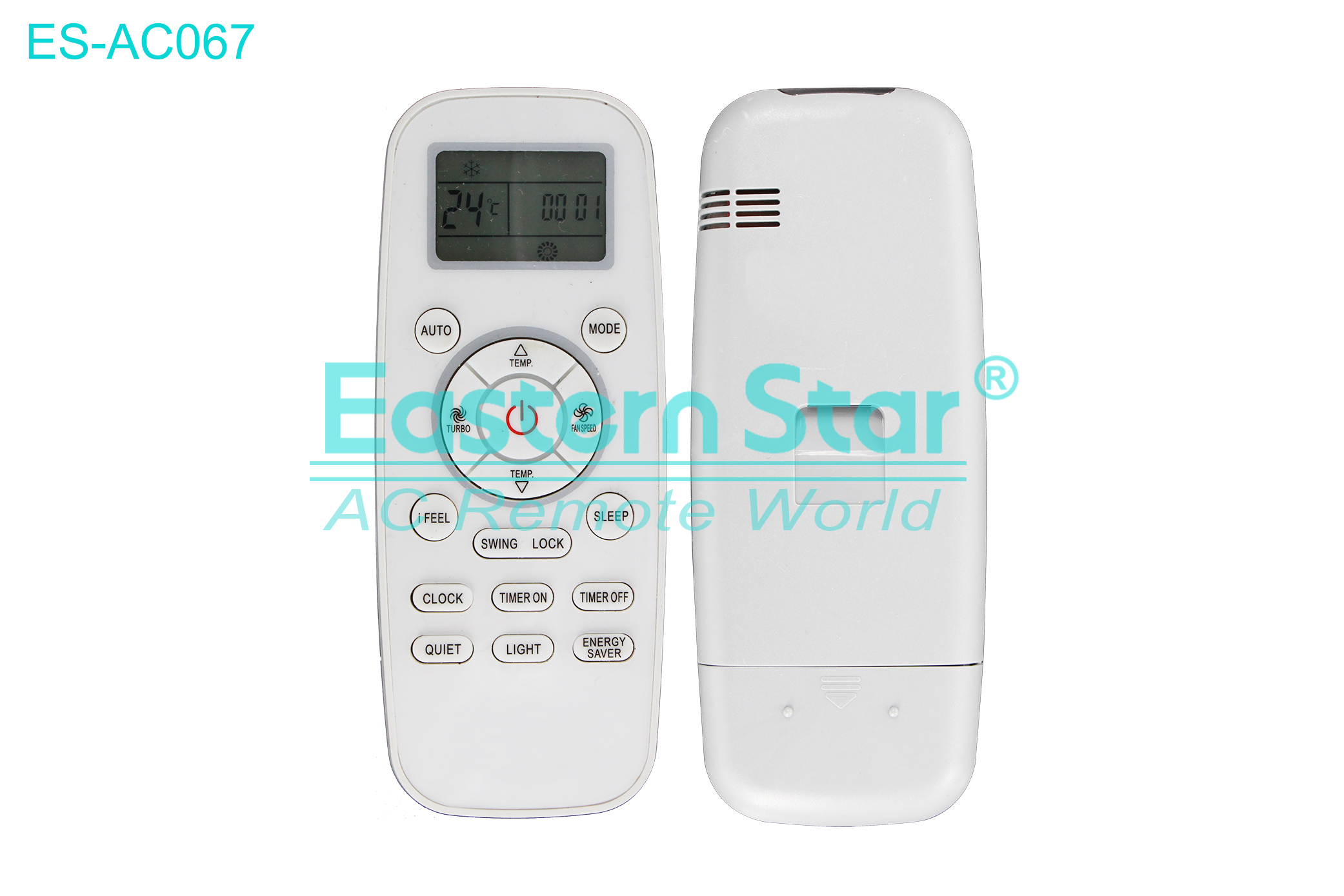 ES-AC067 High Quality China Remote AC Remote for Hisense Air Conditioner Remote A/C 16 keys