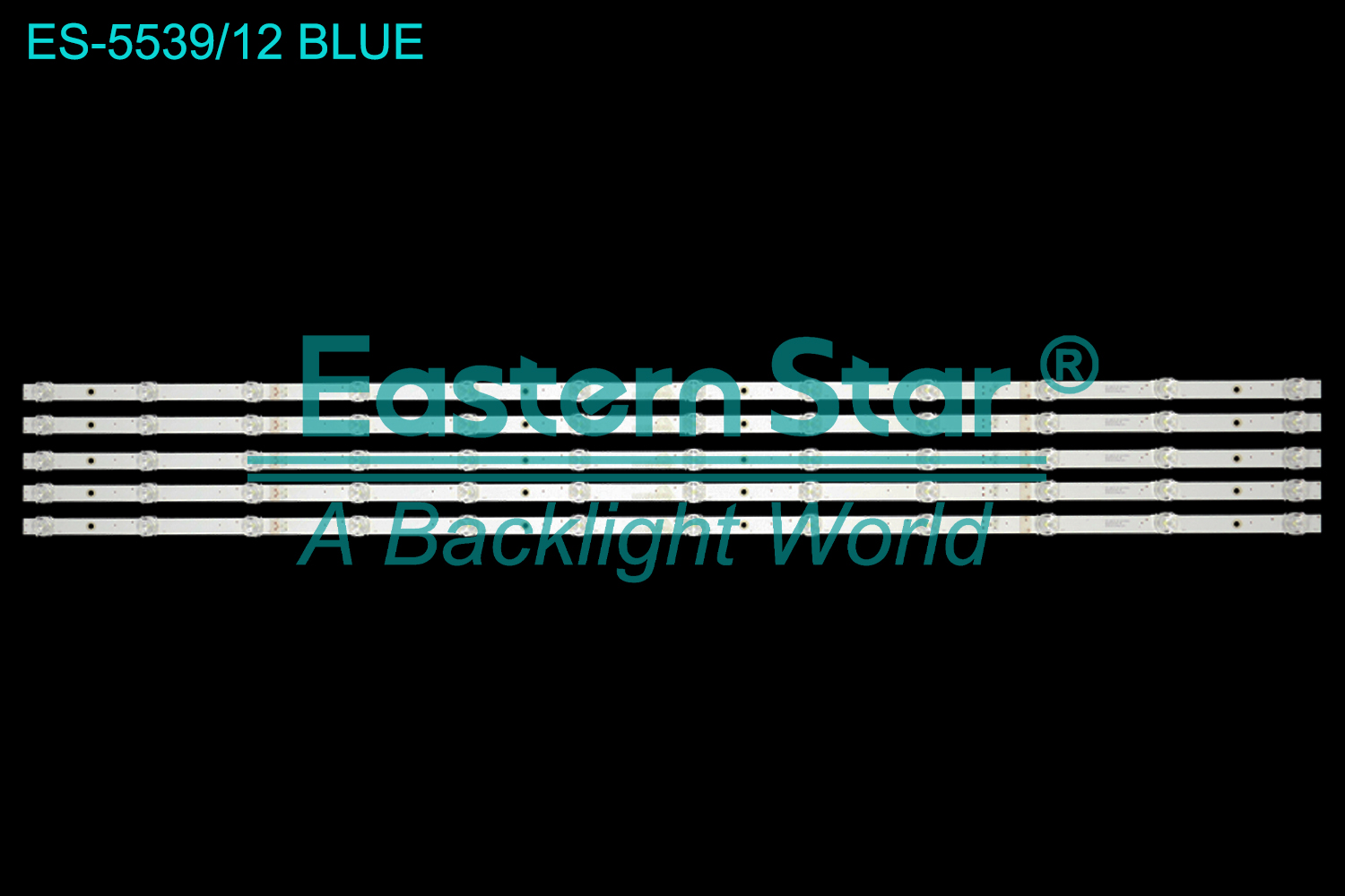 ES-5539 LED TV Backlight use for 55" Samsung 06-2-55Q1-5X12-1037.9X14-0D22-EMC-V2-LG-240420 261501024980K LED BACKLIGHT STRIP(5)