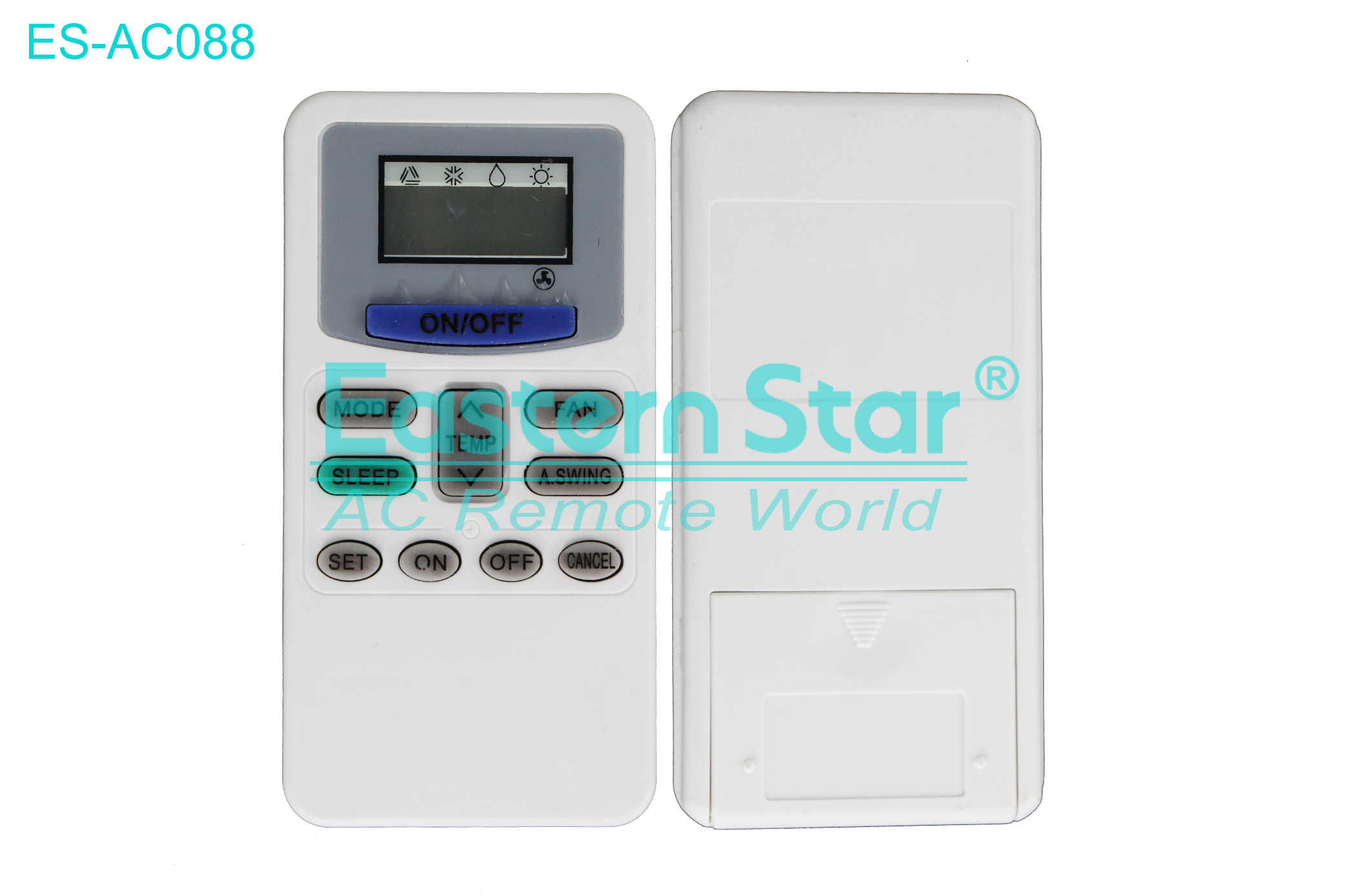 ES-AC088 High Quality China Remote AC Remote for Tcl Air Conditioner Remote A/C 11 keys