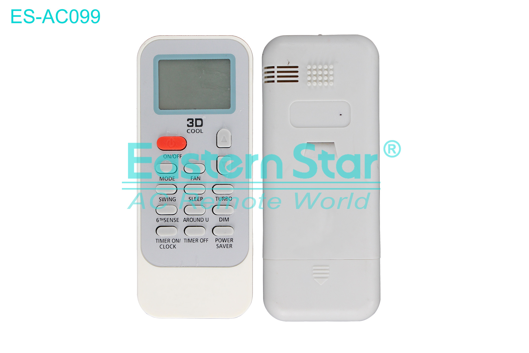 ES-AC099 High Quality China Remote AC Remote for Whirlpool Air Conditioner Remote A/C 14 keys