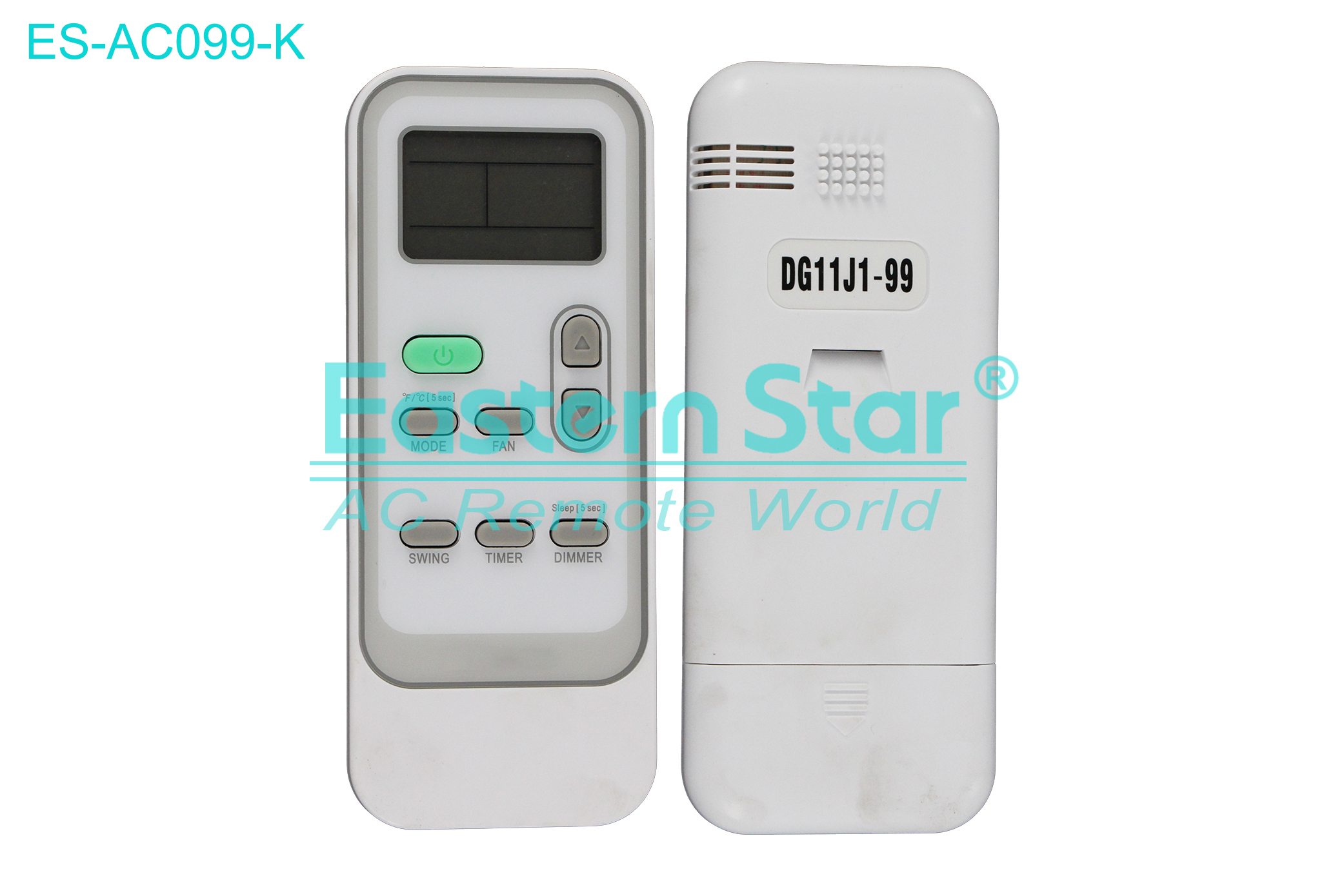 ES-AC099-K High Quality China Remote AC Remote for Hisense Air Conditioner Remote A/C 8 keys