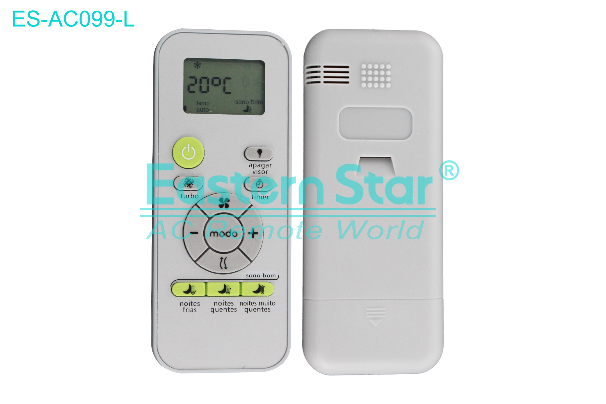 ES-AC099-L High Quality China Remote AC Remote for Hisense Air Conditioner Remote A/C 12 keys
