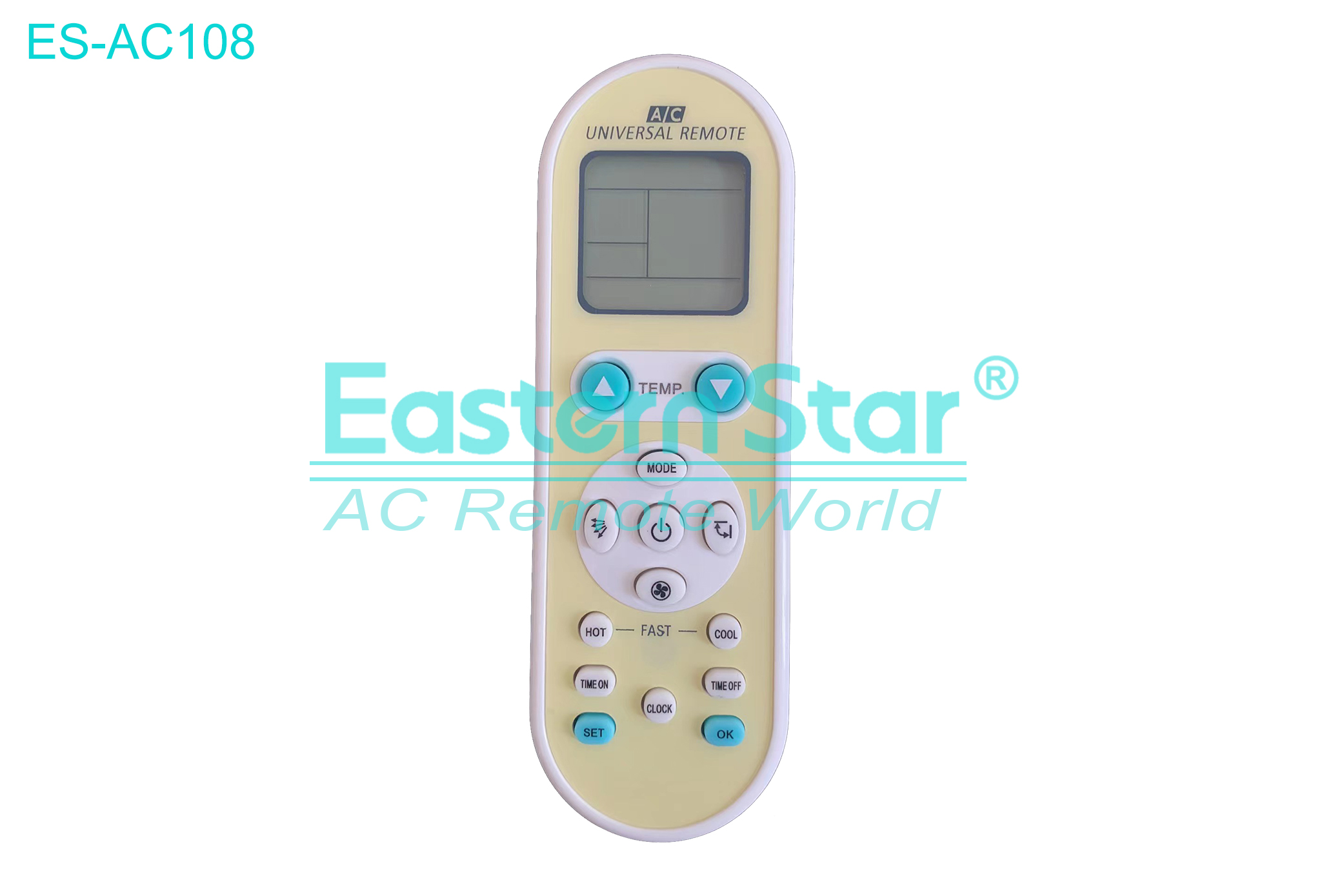 ES-AC108 High Quality China Remote AC Remote for Universal Air Conditioner Remote A/C 14 keys