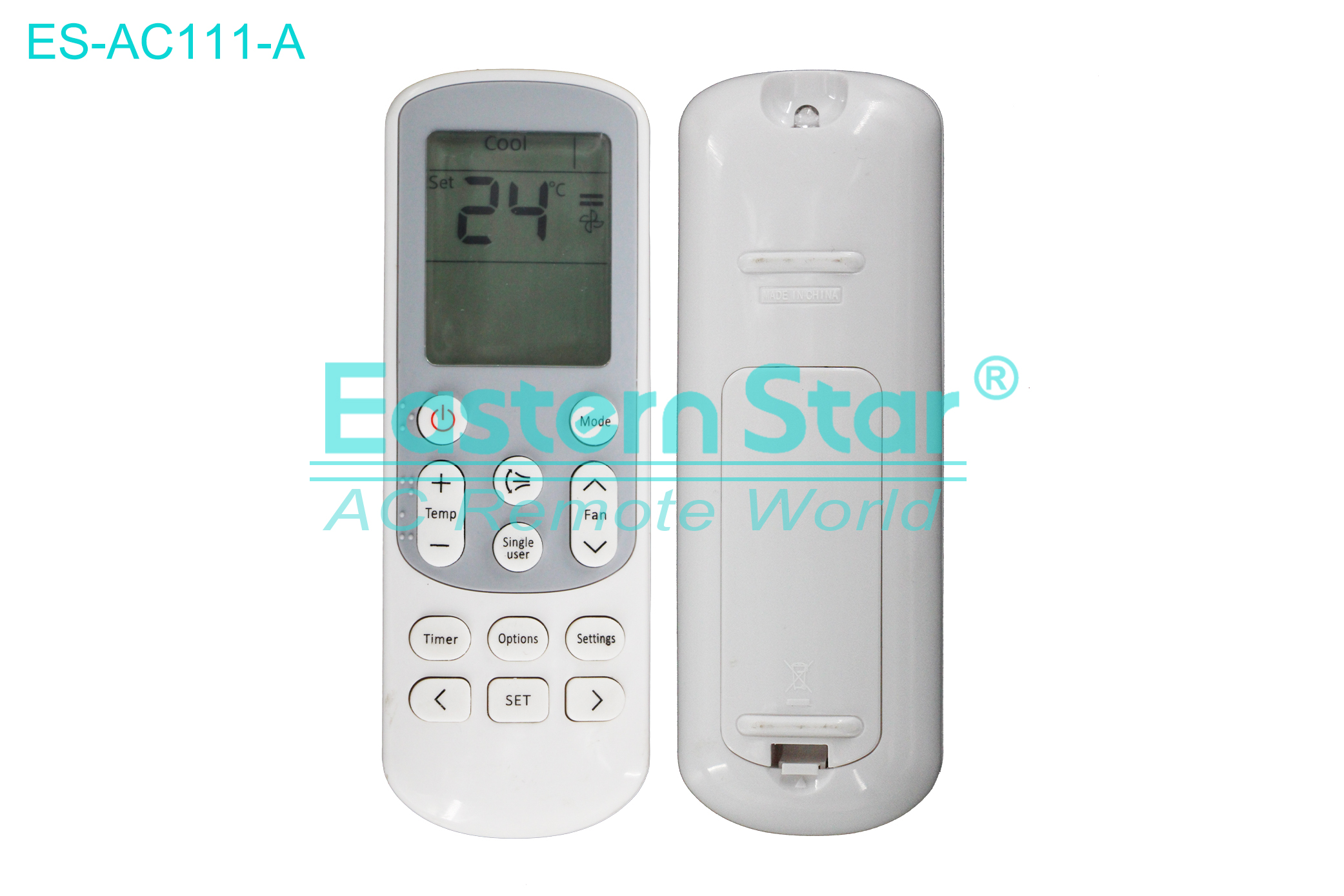 ES-AC111-A High Quality China Remote AC Remote for Samsung Air Conditioner Remote A/C 14 keys