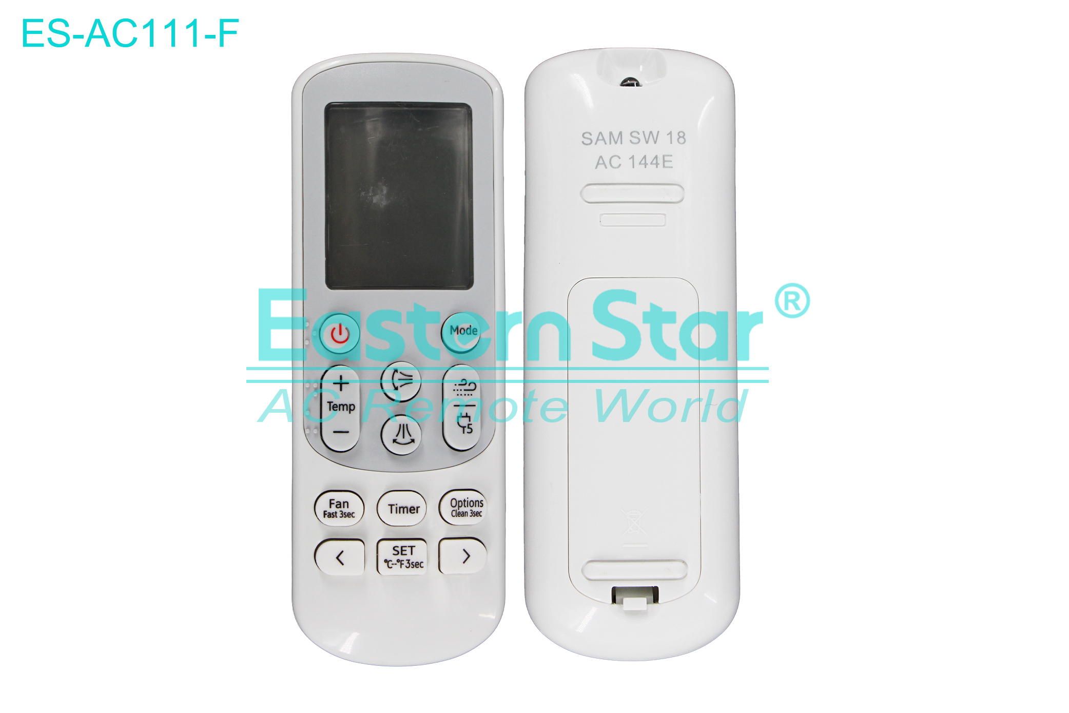 ES-AC111-F High Quality China Remote AC Remote for Samsung Air Conditioner Remote A/C 14 keys