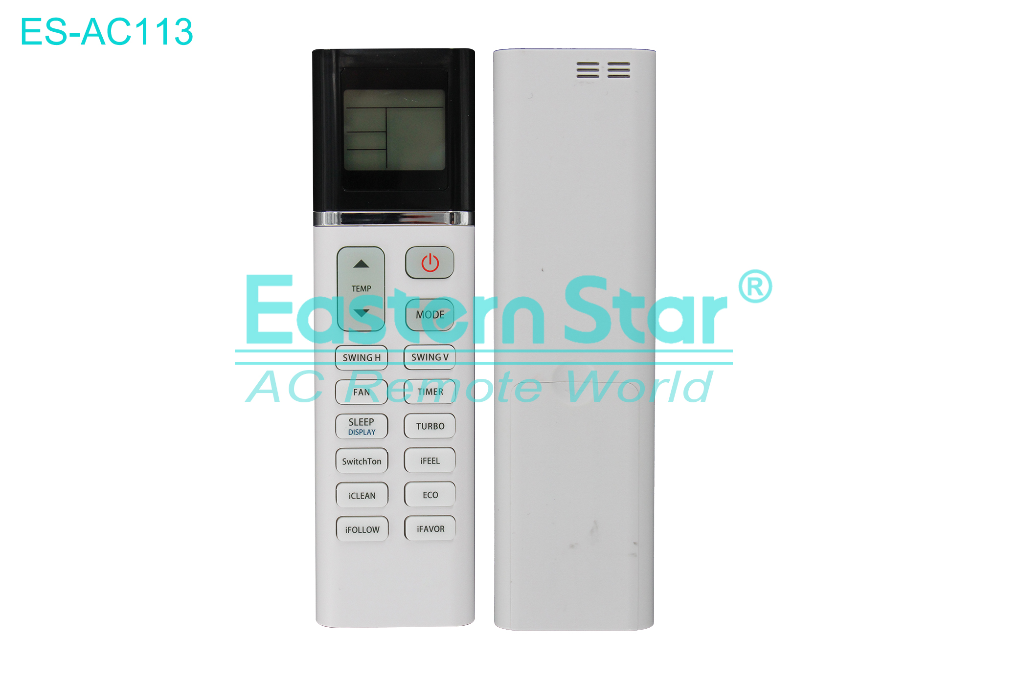 ES-AC113 High Quality China Remote AC Remote for Kelvinator/Hyundai Air Conditioner Remote A/C 16 keys