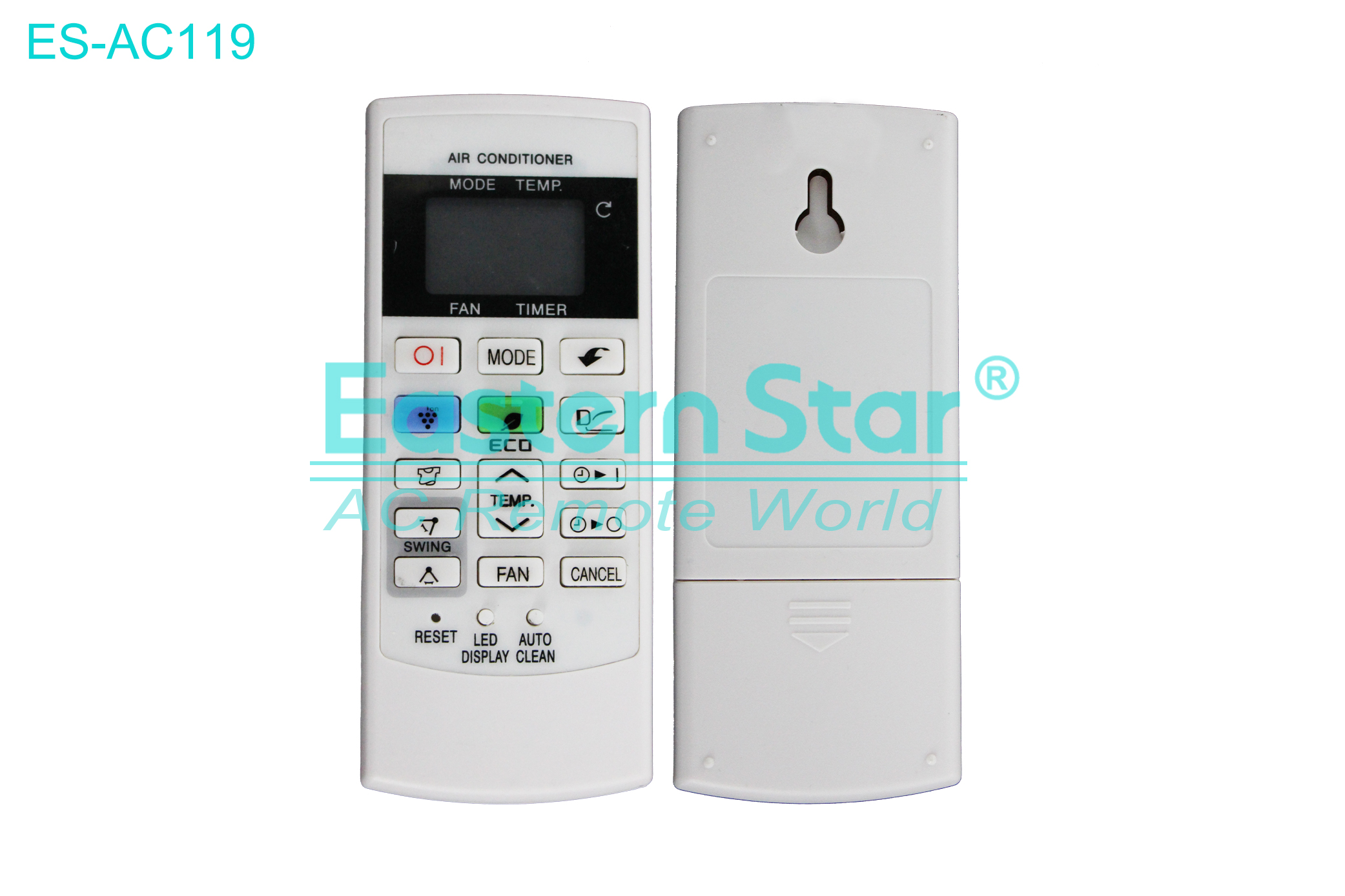 ES-AC119 High Quality China Remote AC Remote for Sharp Air Conditioner Remote A/C 18 keys