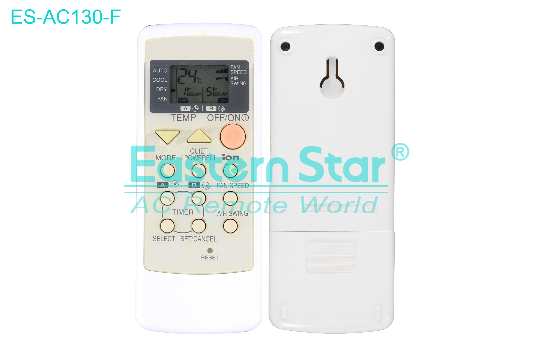 ES-AC130-F High Quality China Remote AC Remote for Panasonic Air Conditioner Remote A/C 13 keys