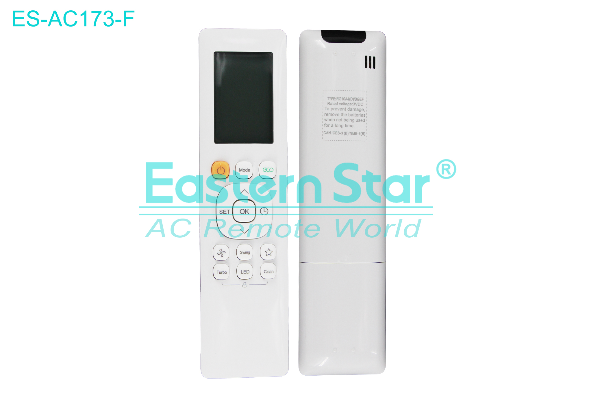 ES-AC173-F High Quality China Remote AC Remote for Toshiba Air Conditioner Remote A/C 14 keys