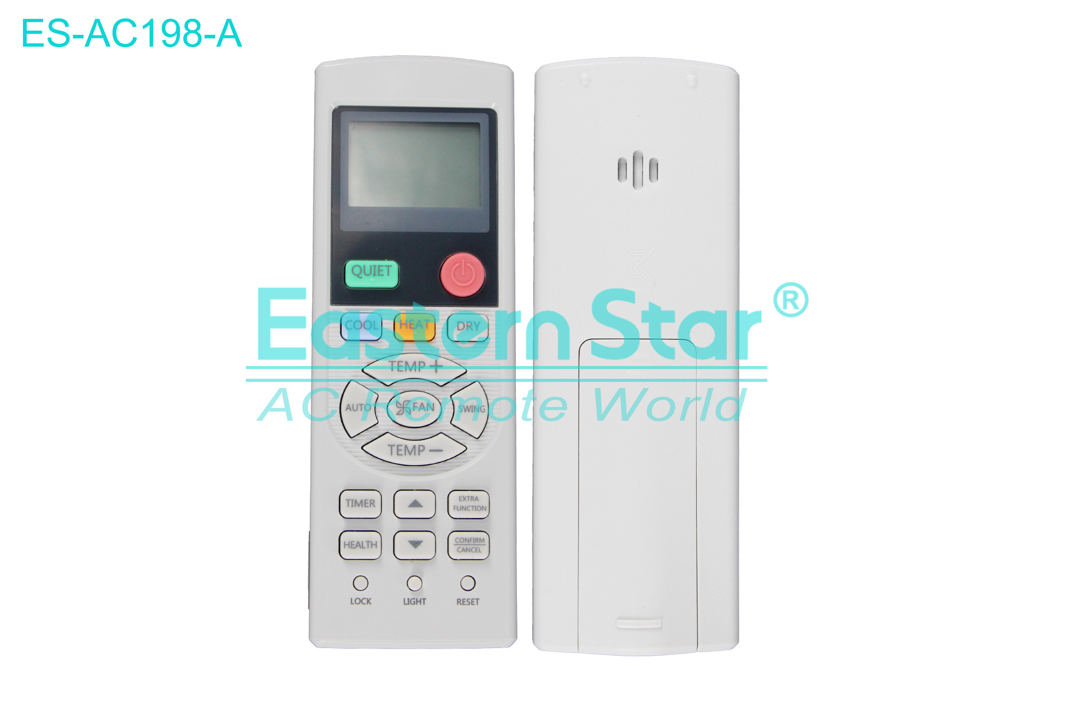 ES-AC198-A High Quality China Remote AC Remote for Haier Air Conditioner Remote A/C 17 keys
