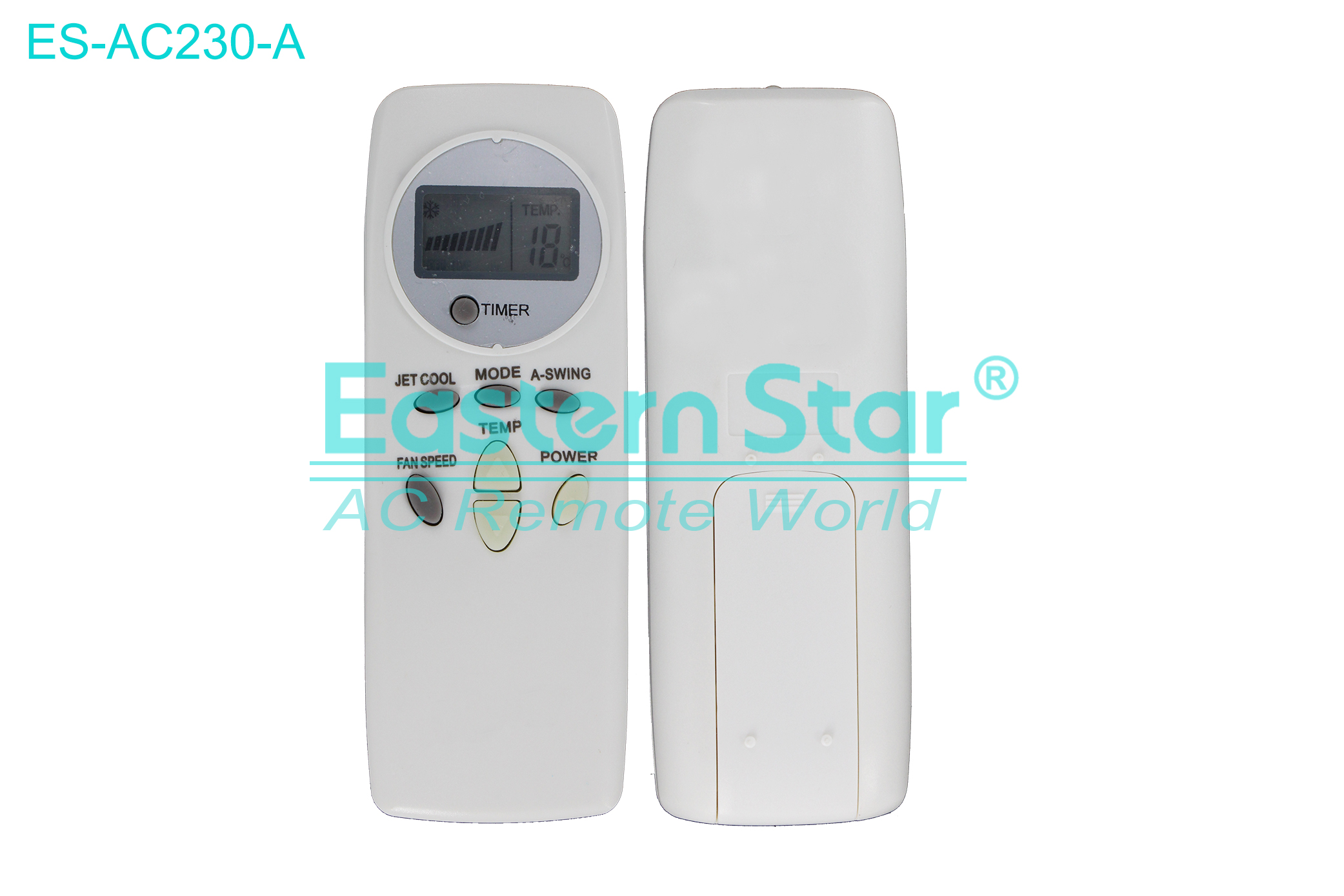 ES-AC230-A High Quality China Remote AC Remote for Lg Air Conditioner Remote A/C 8 keys